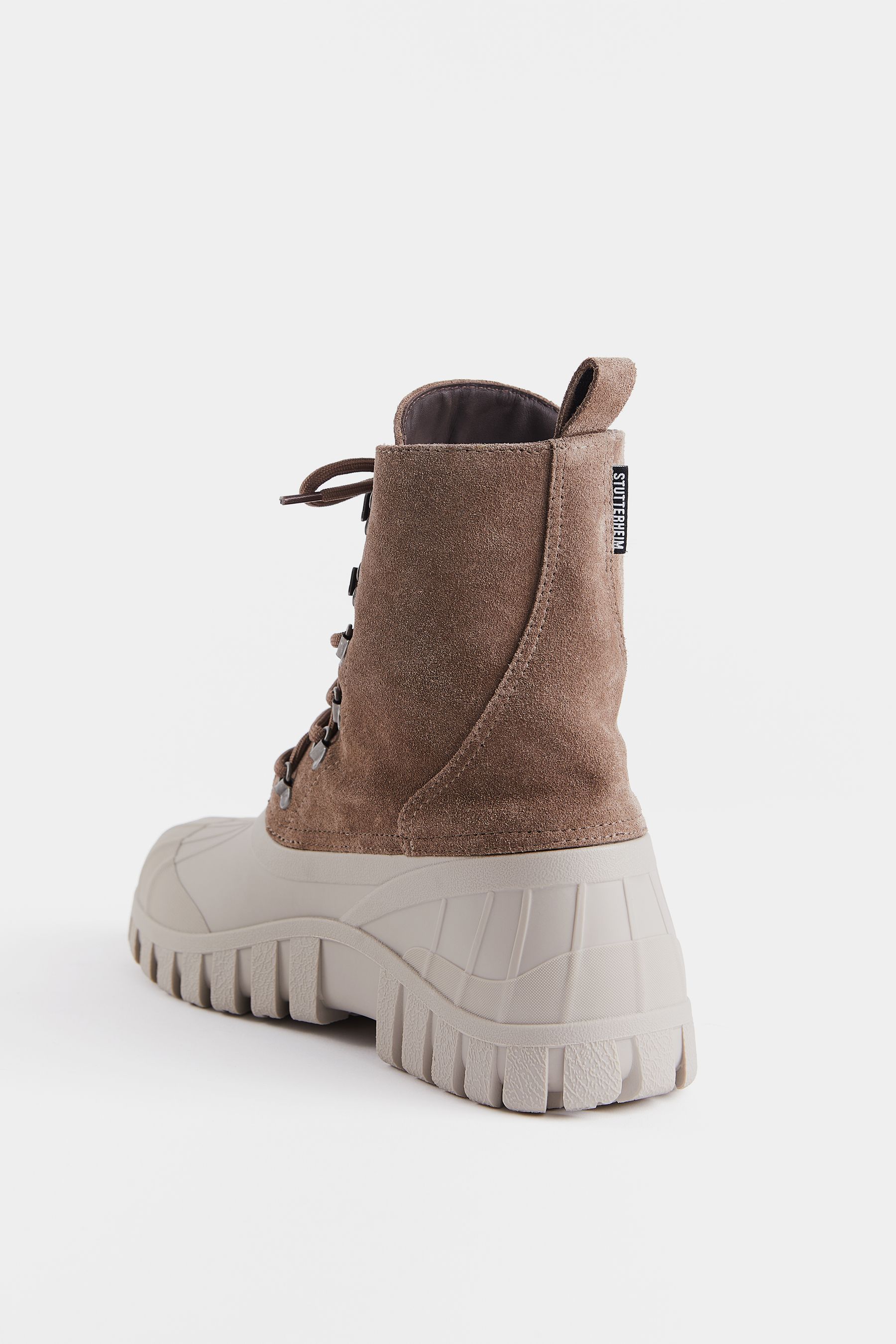 stutterheim patrol boot suede leaf footwear combat-boots