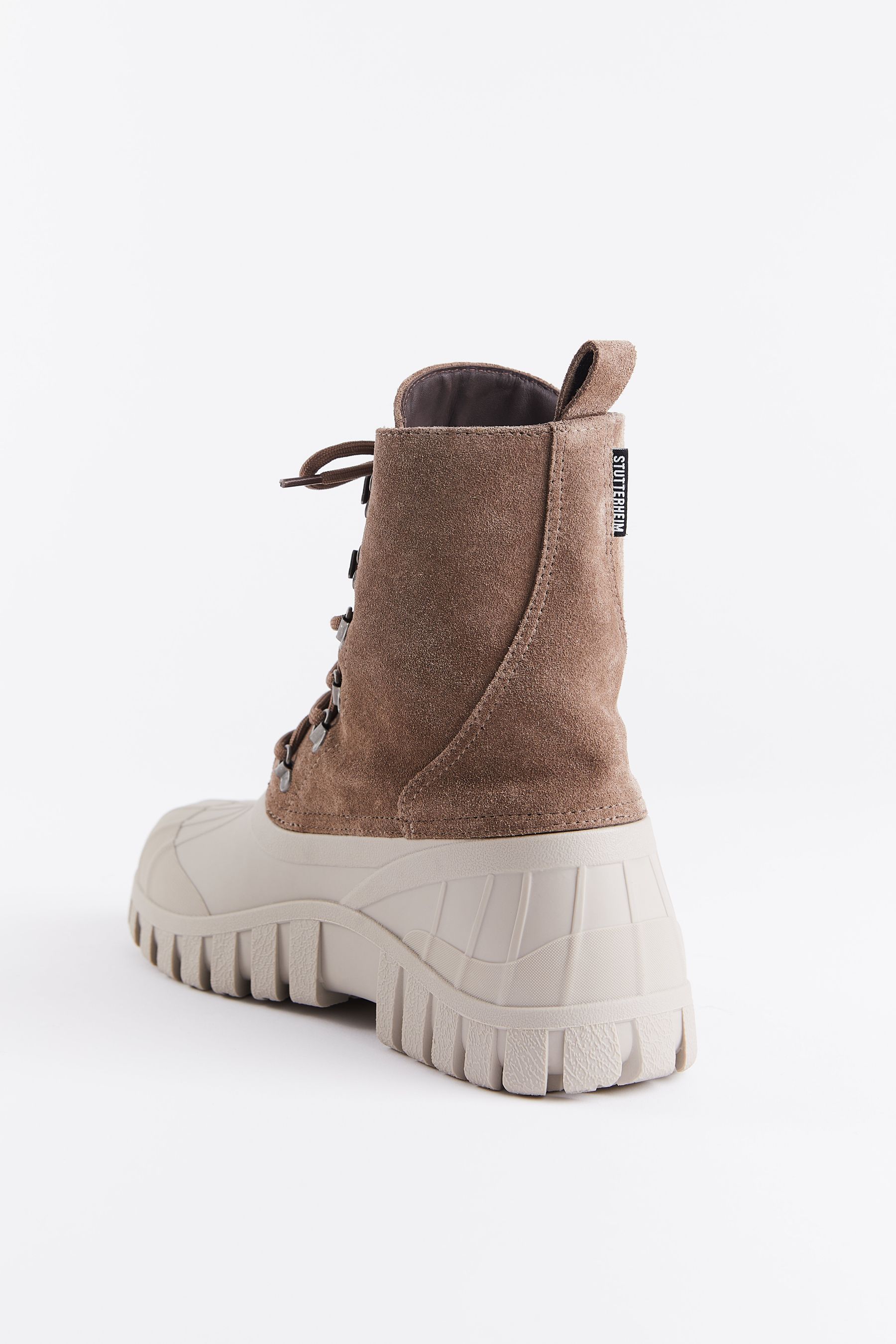 stutterheim patrol boot suede leaf footwear combat-boots