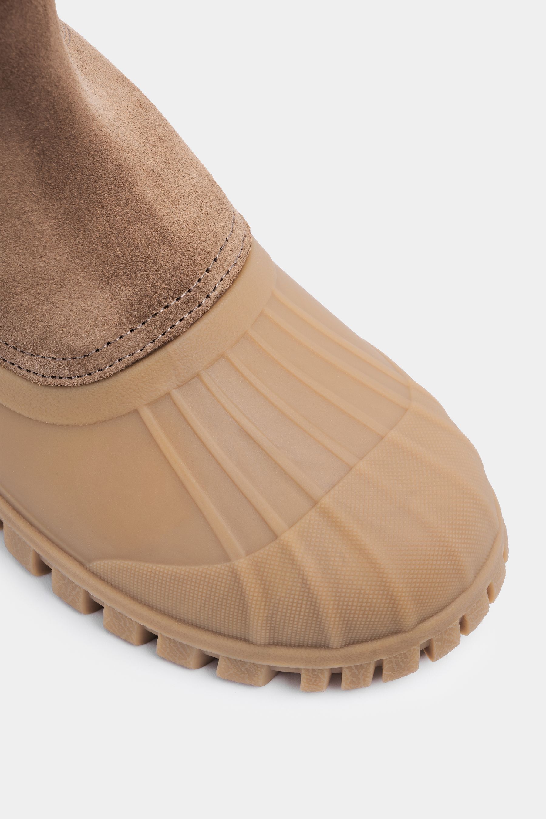 stutterheim patrol boot shaft suede tobacco/fudge footwear suede-boots