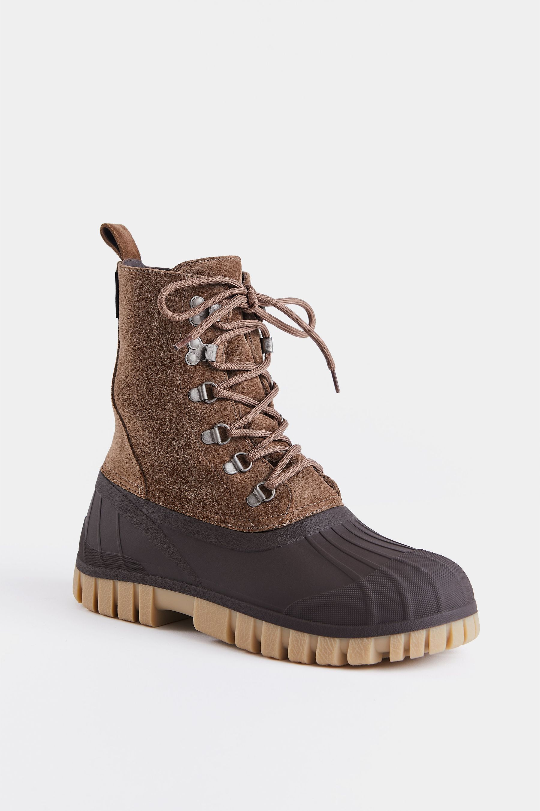 stutterheim patrol boot suede tobacco footwear combat-boots