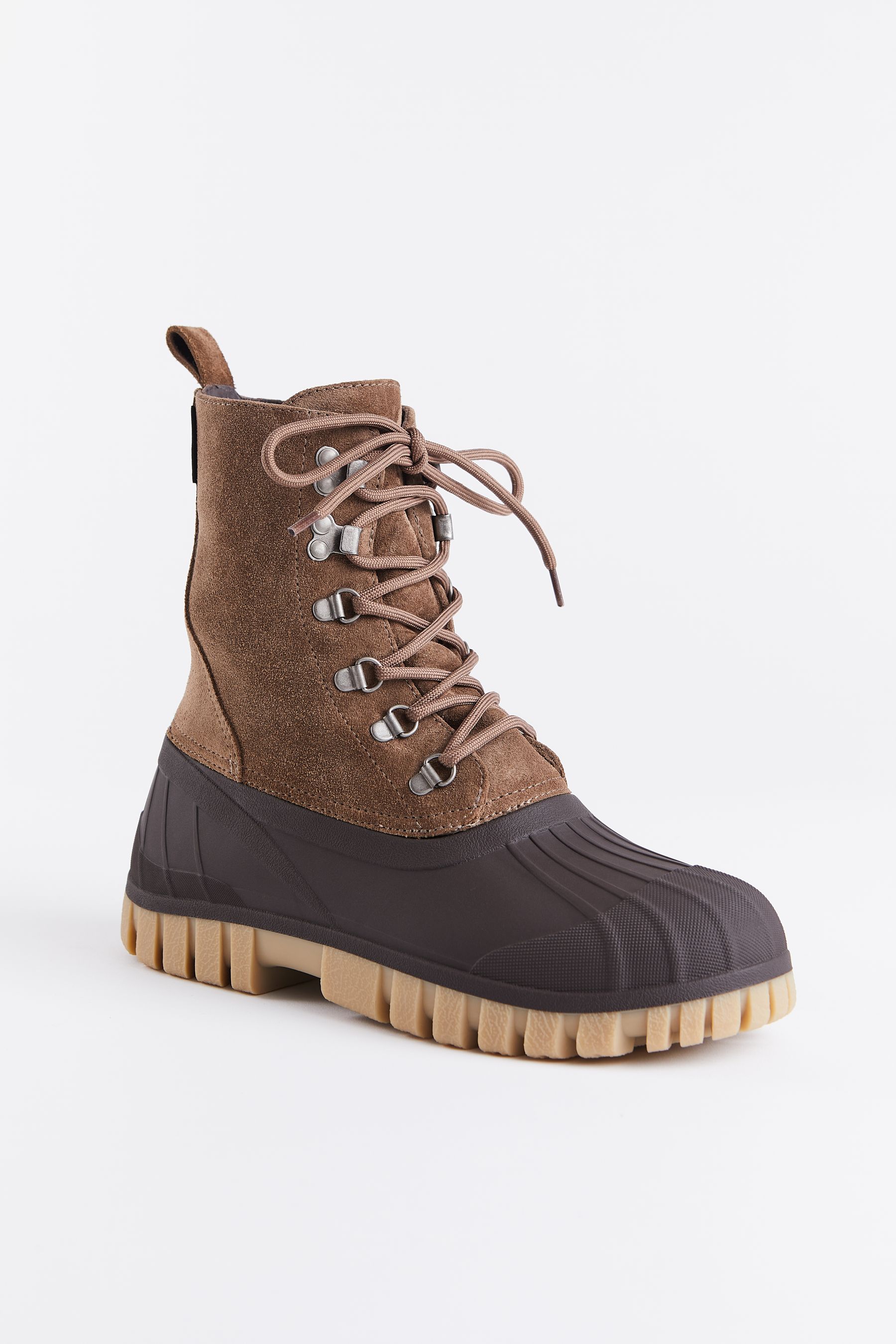 stutterheim patrol boot suede tobacco footwear combat-boots