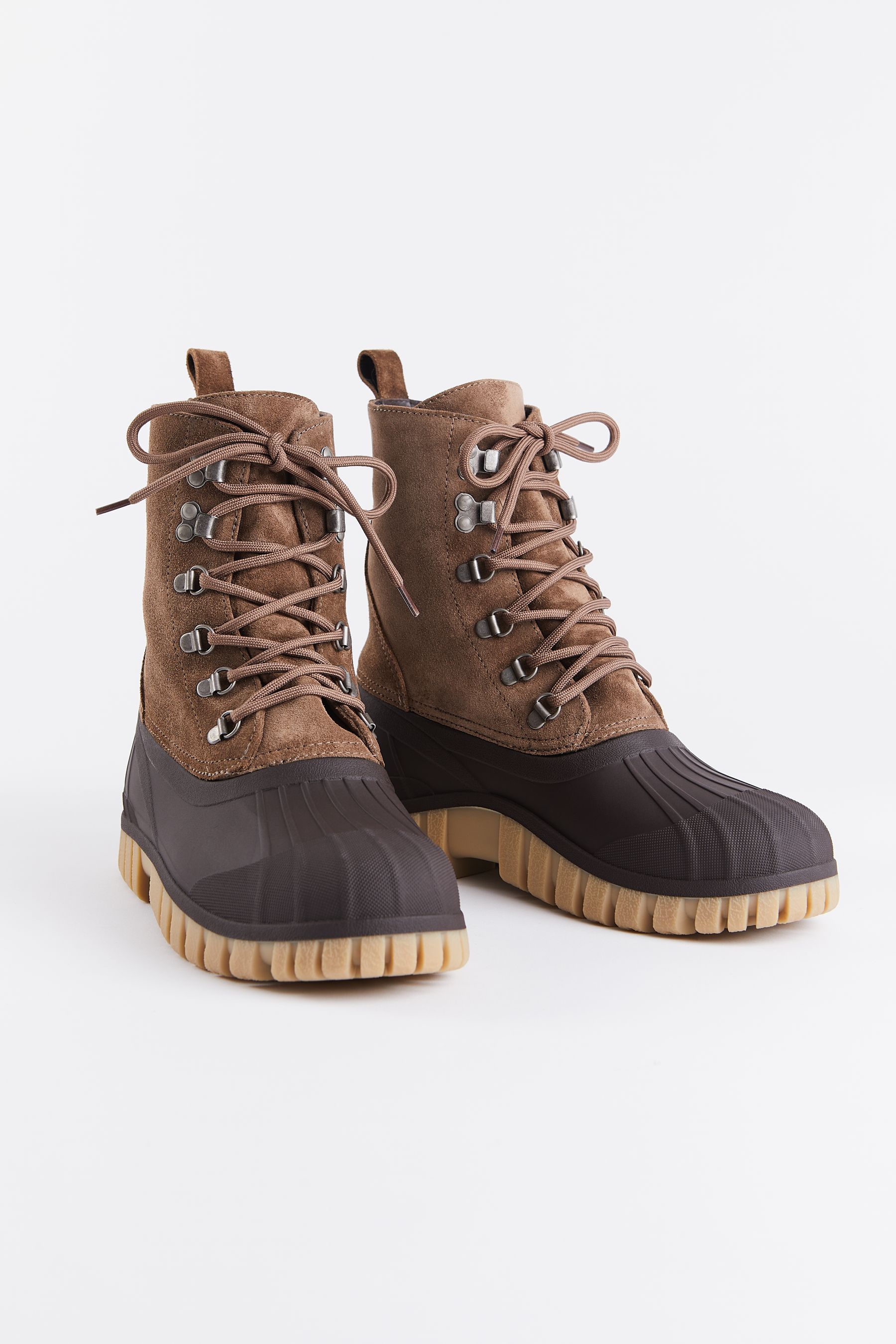 stutterheim patrol boot suede tobacco footwear combat-boots