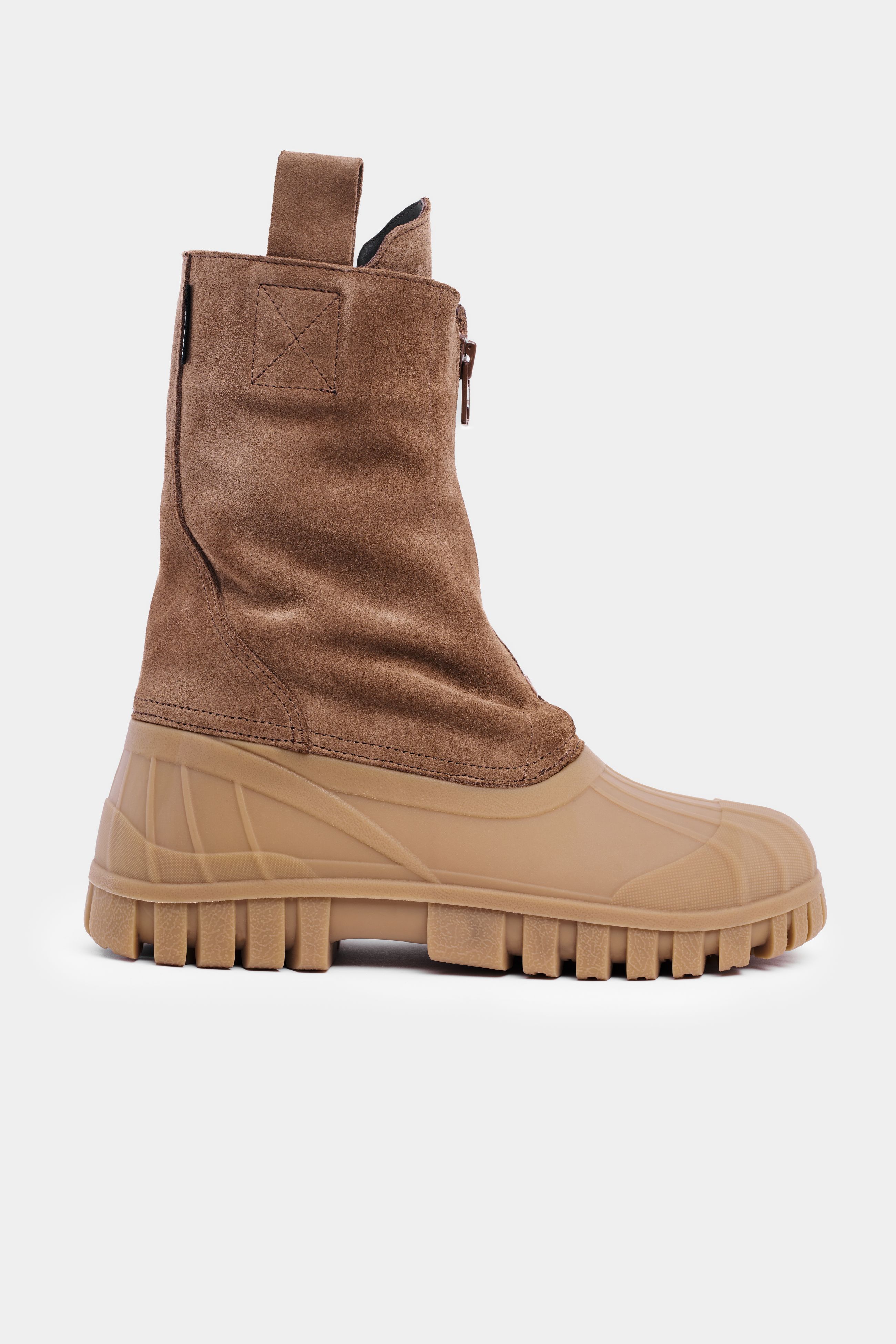 stutterheim patrol zip boot suede tobacco/fudge footwear suede-boots