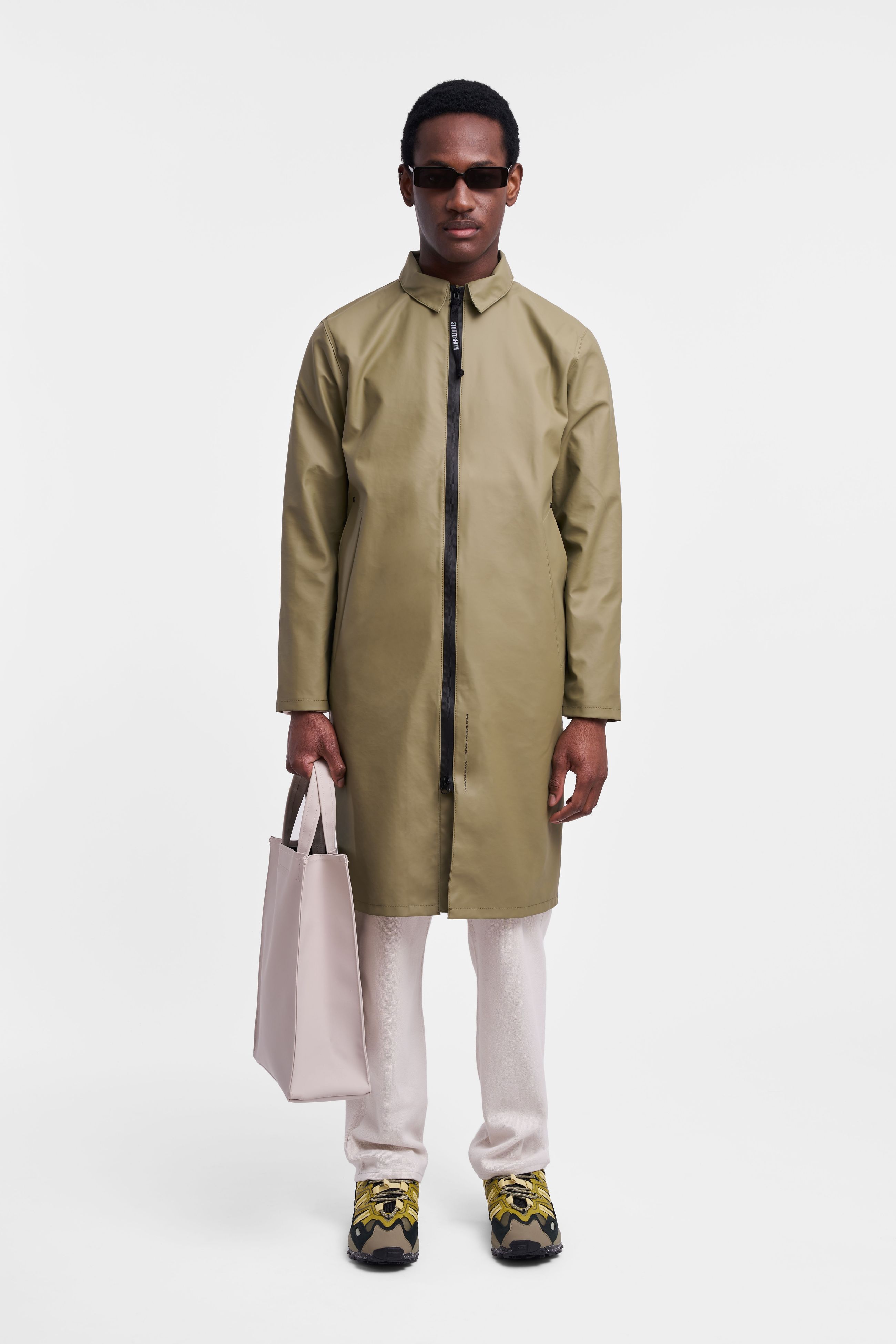stutterheim portabello lightweight parka aloe men jackets parkas