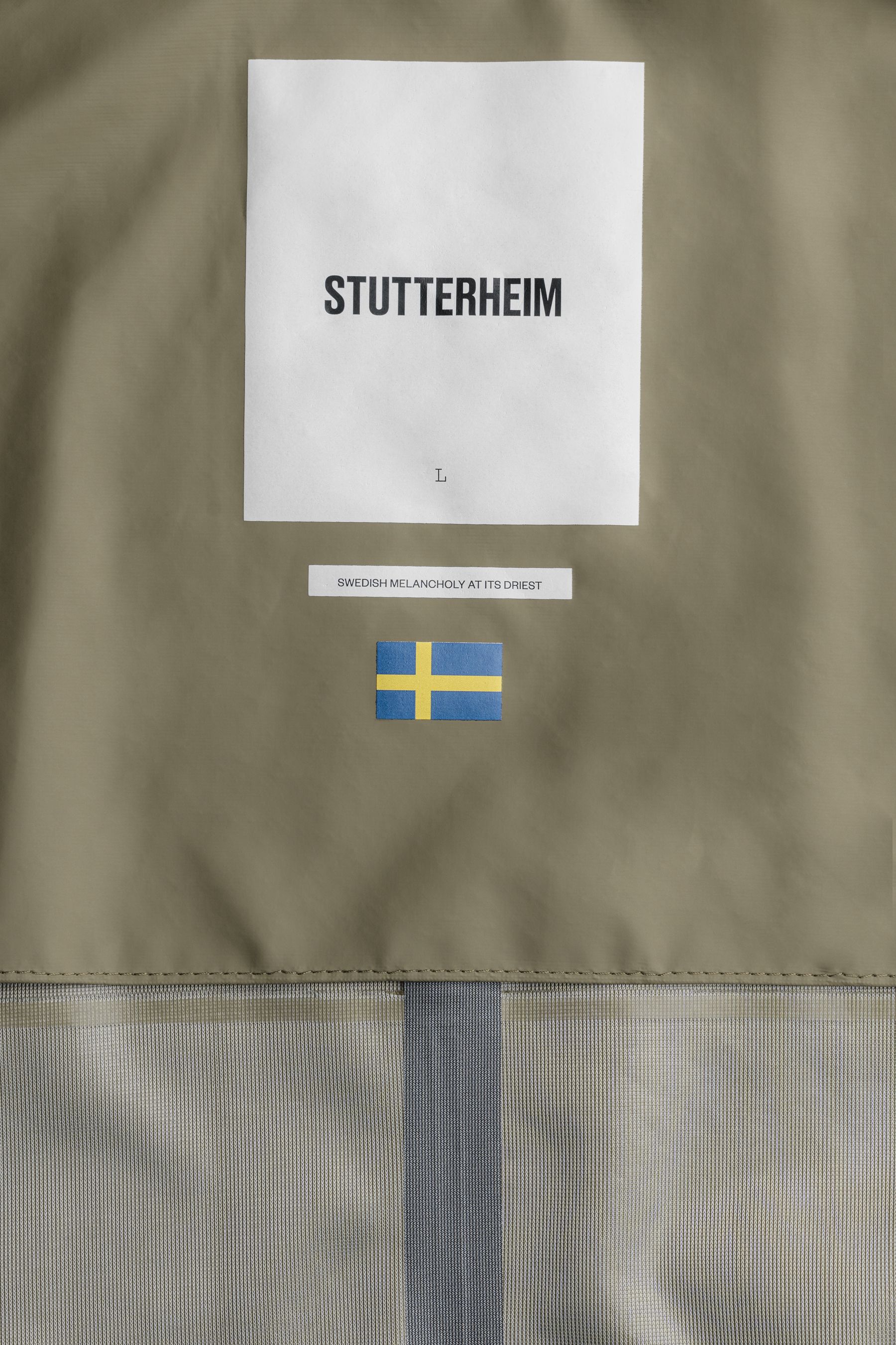 stutterheim portabello lightweight parka aloe men jackets parkas