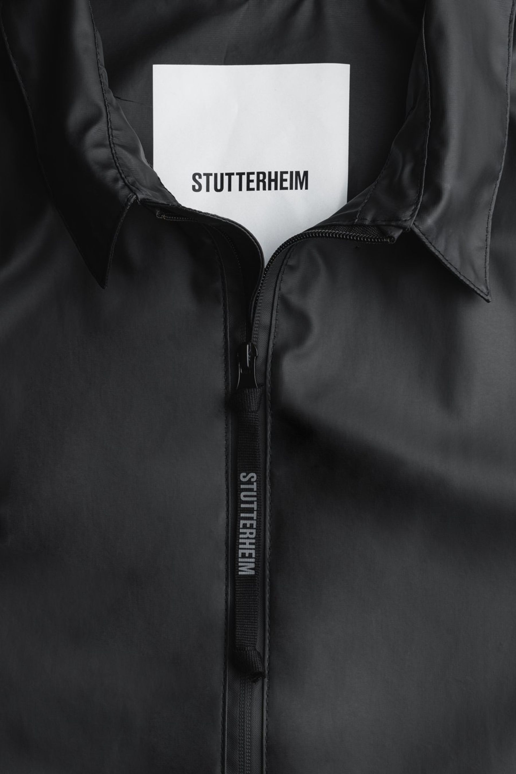 stutterheim portabello lightweight parka black men jackets parkas