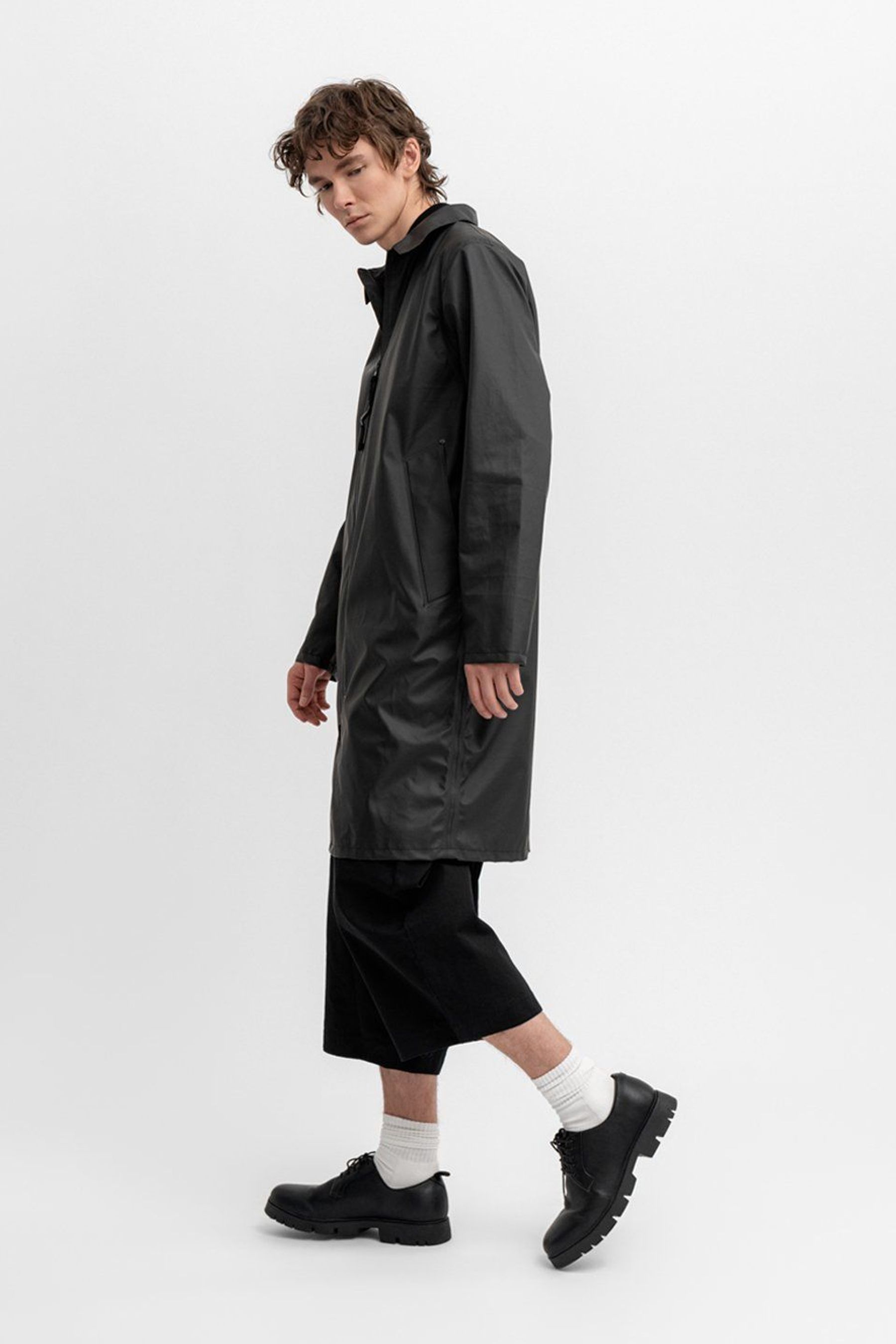 stutterheim portabello lightweight parka black men jackets parkas