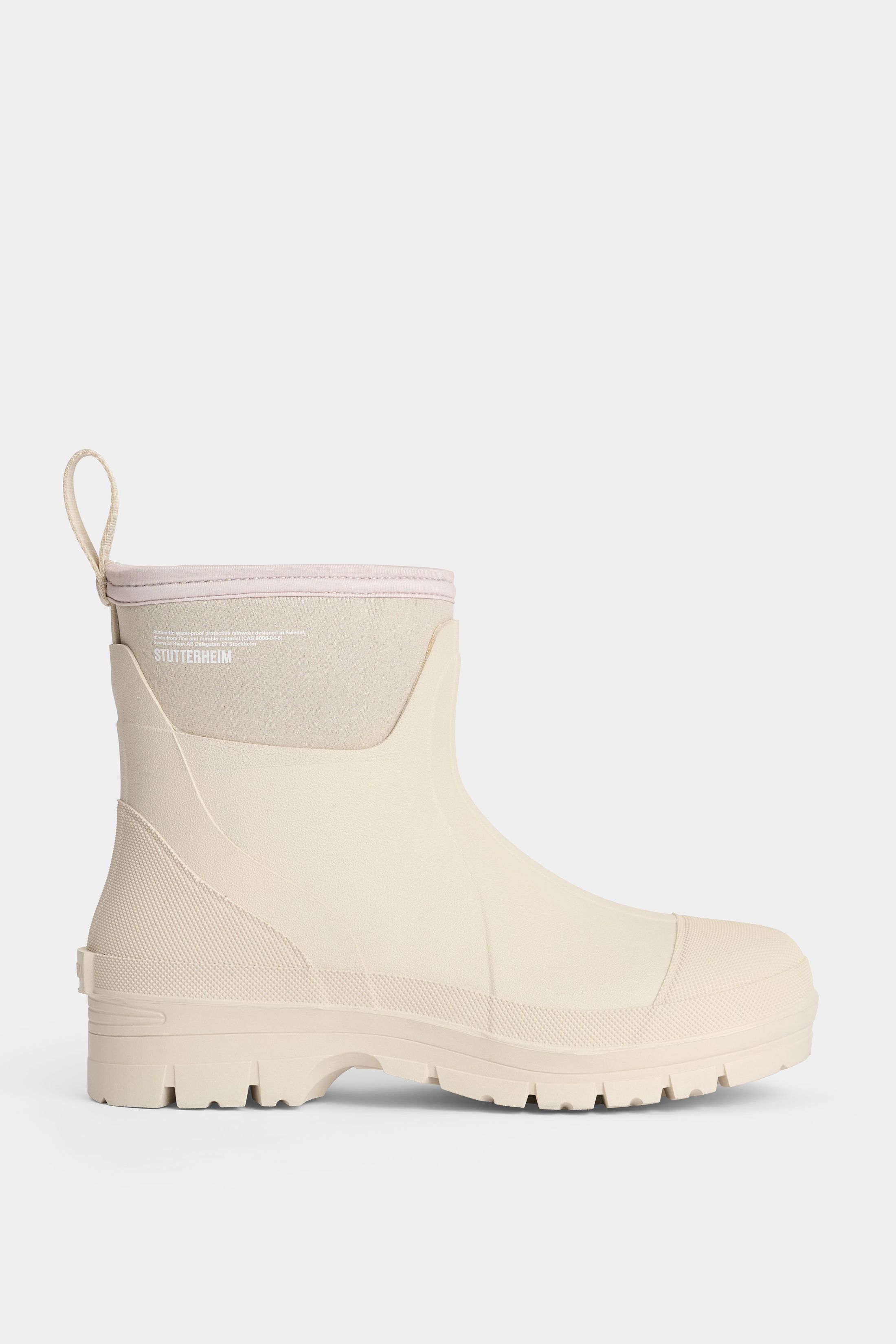 stutterheim puddle walker light sand footwear chelsea-boots