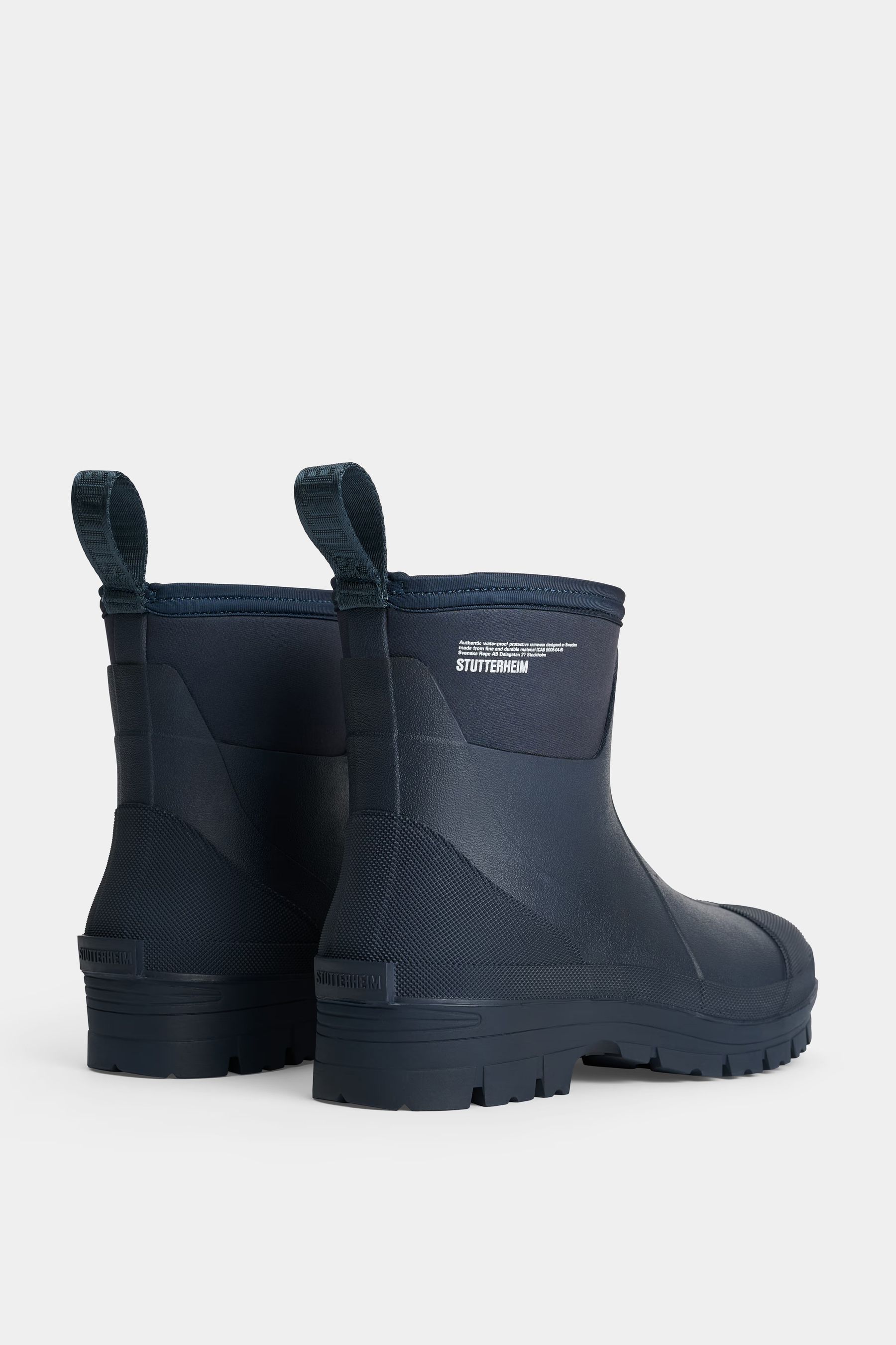 stutterheim puddle walker navy footwear chelsea-boots