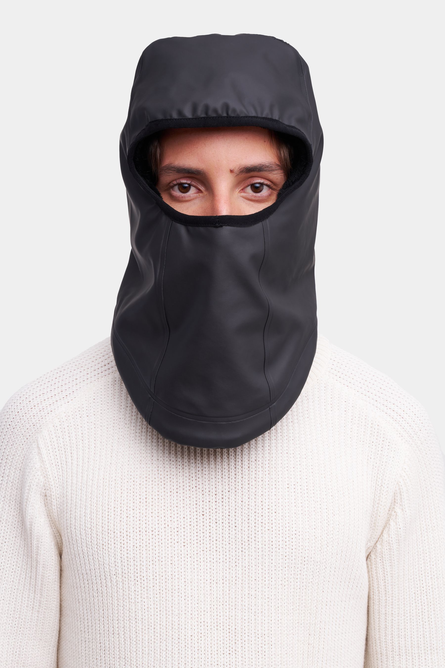 stutterheim rain balaclava black accessories hats-and-scarves