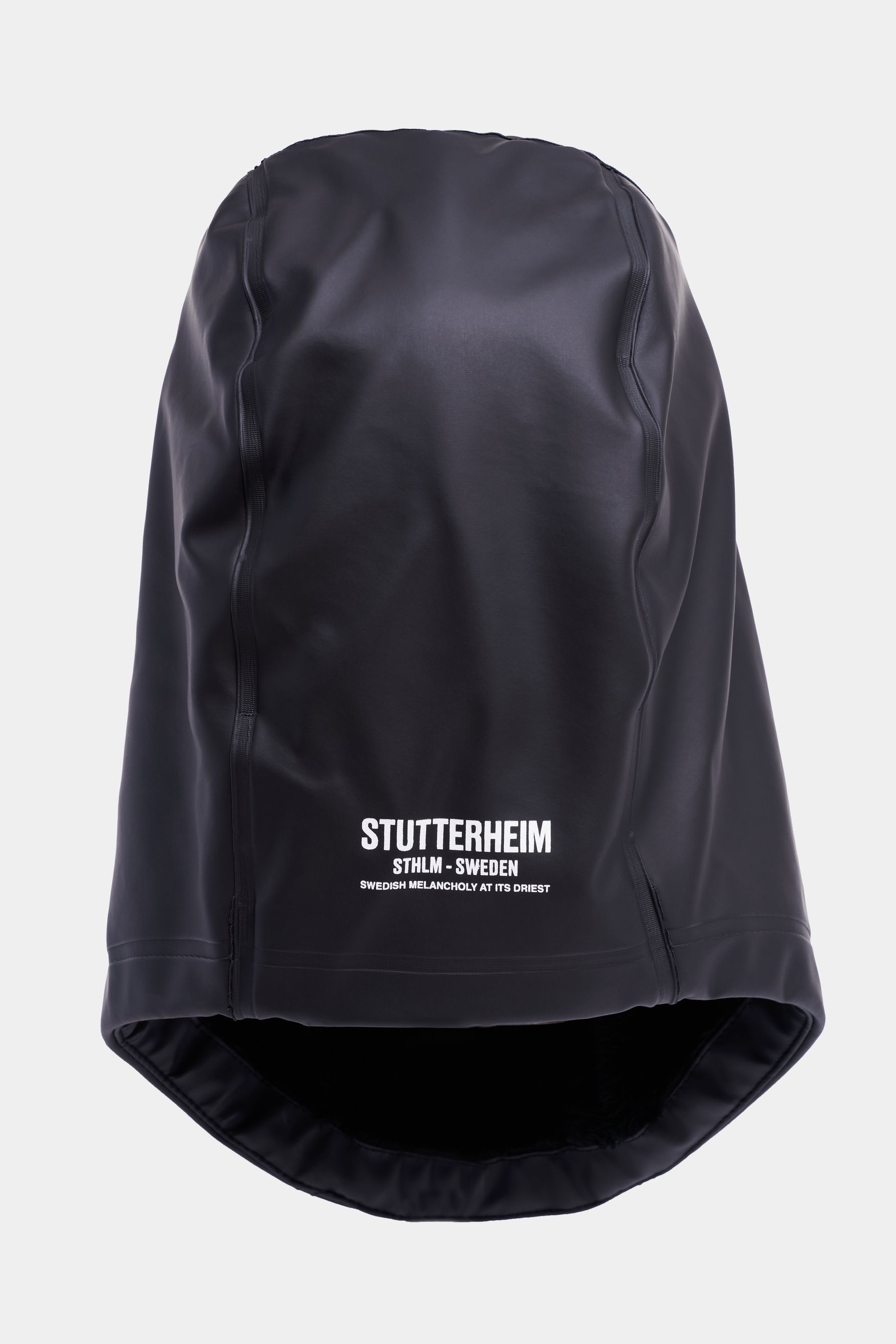 stutterheim rain balaclava black accessories hats-and-scarves