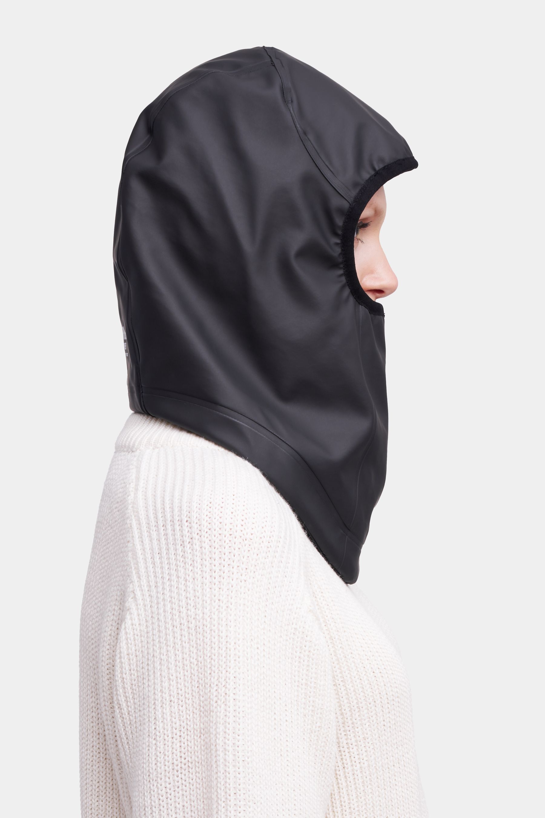stutterheim rain balaclava black accessories hats-and-scarves