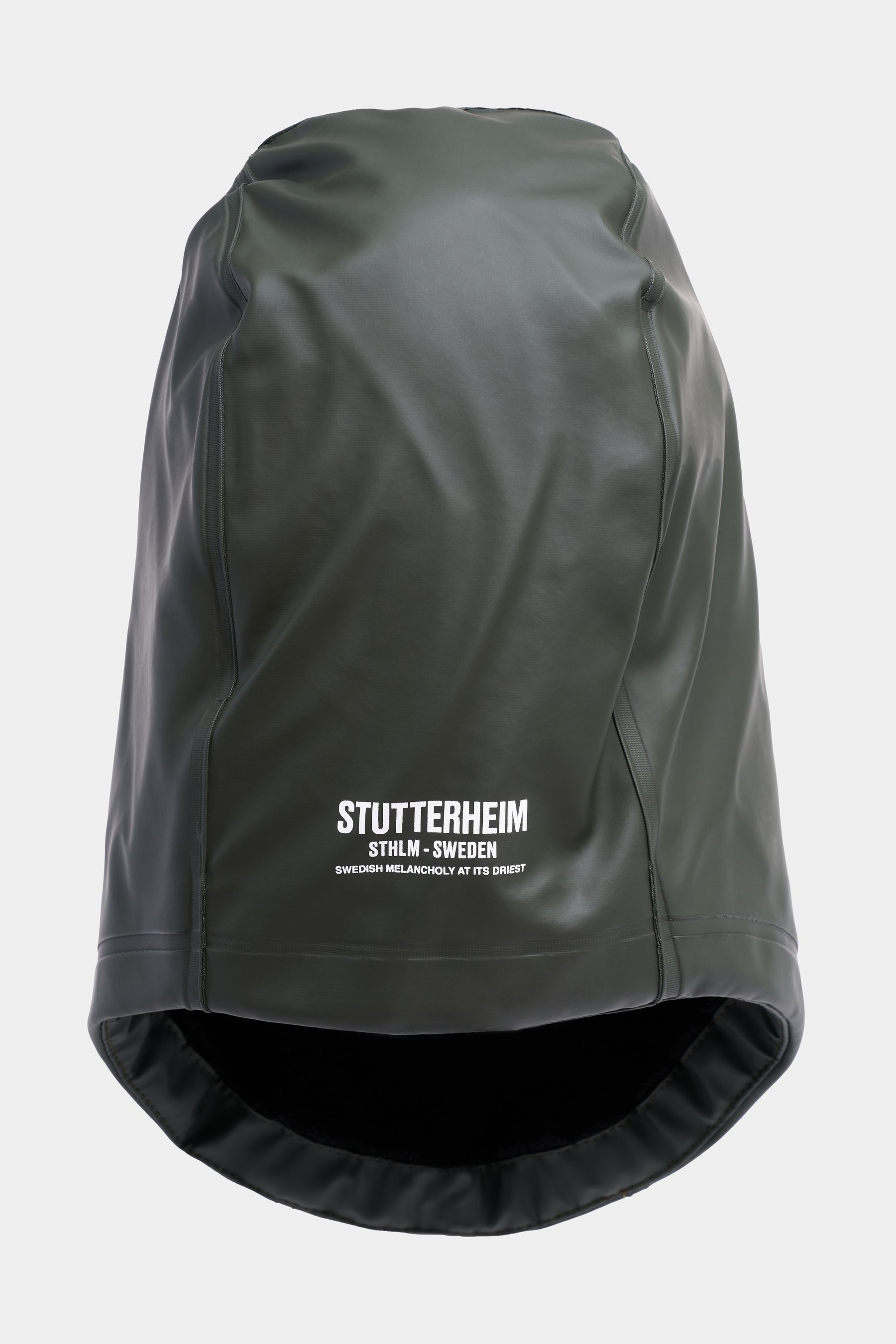 stutterheim rain balaclava green accessories hats-and-scarves