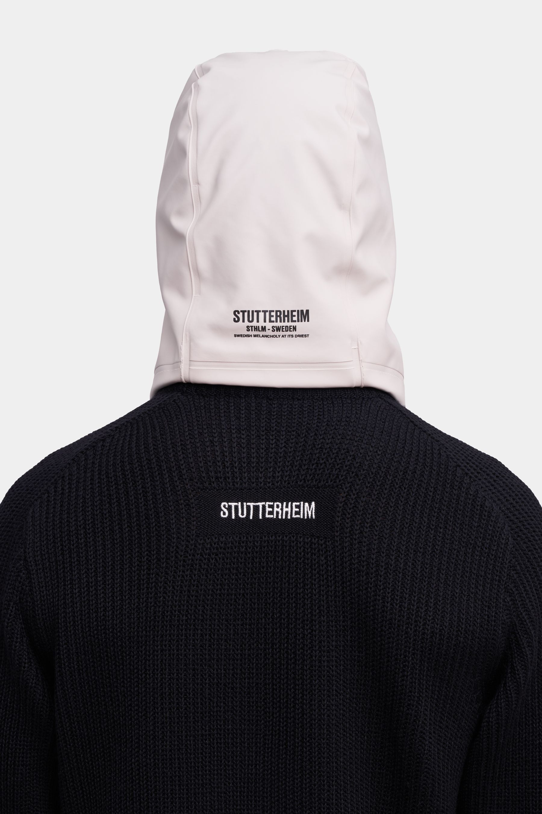 stutterheim rain balaclava light sand accessories hats-and-scarves