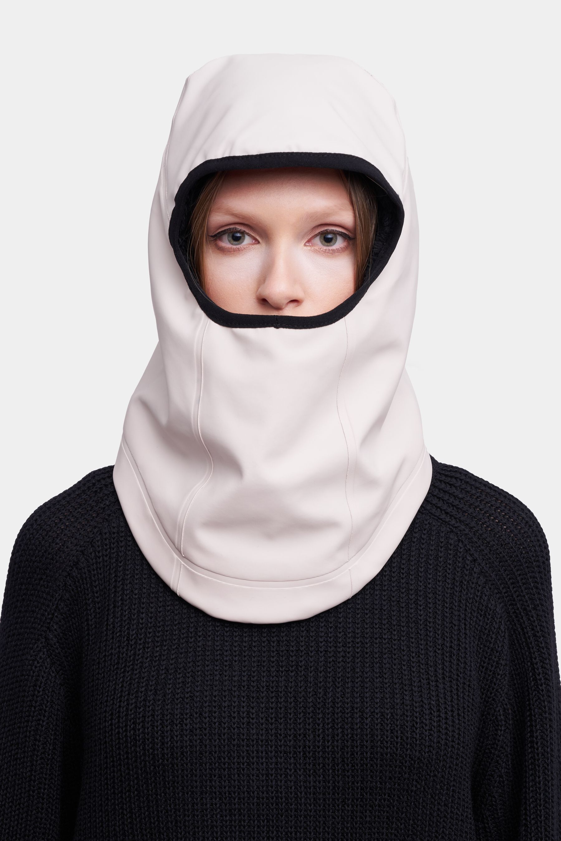 stutterheim rain balaclava light sand accessories hats-and-scarves