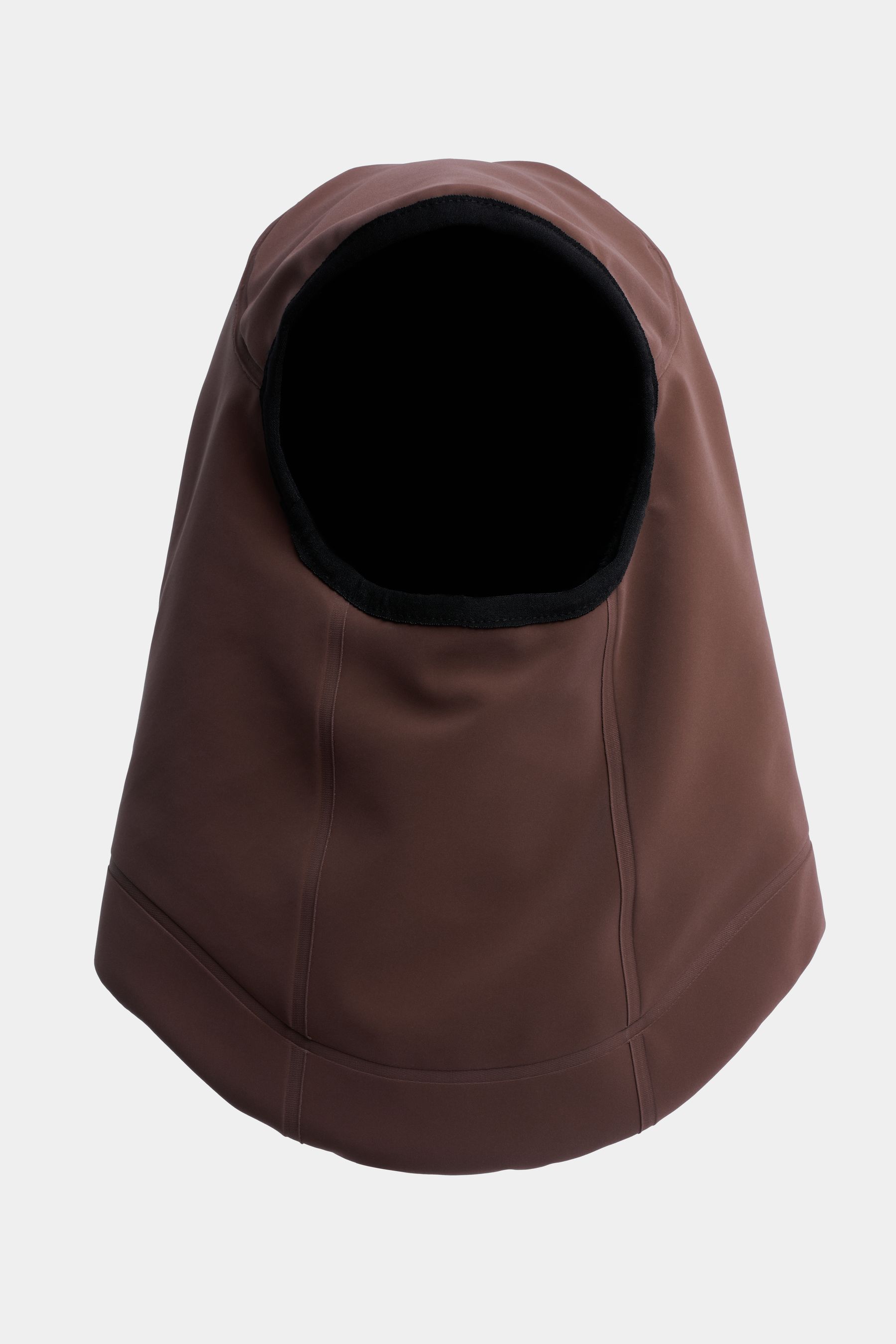 stutterheim rain balaclava matte dark brown accessories hats-and-scarves