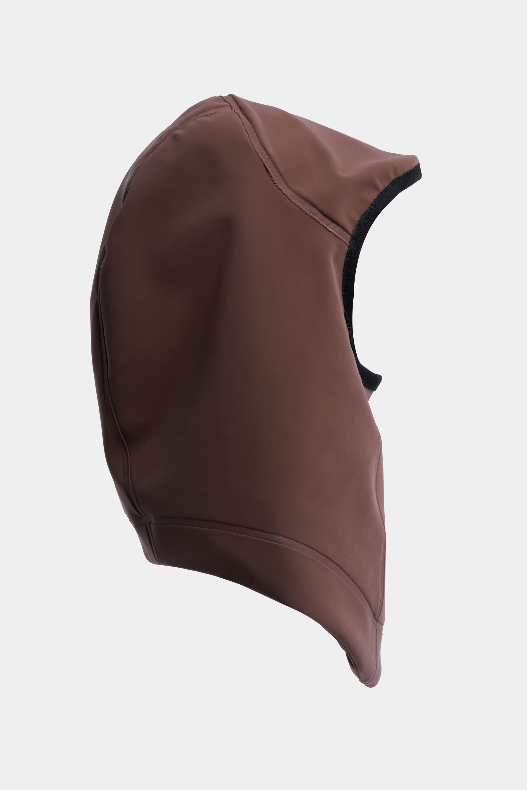 stutterheim rain balaclava matte dark brown accessories hats-and-scarves