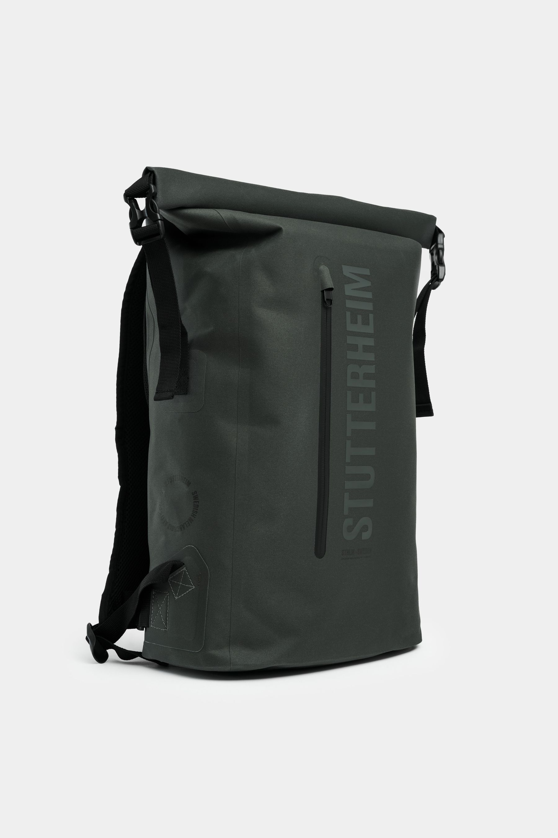 stutterheim rain rolltop 25l backpack green accessories bags backpacks