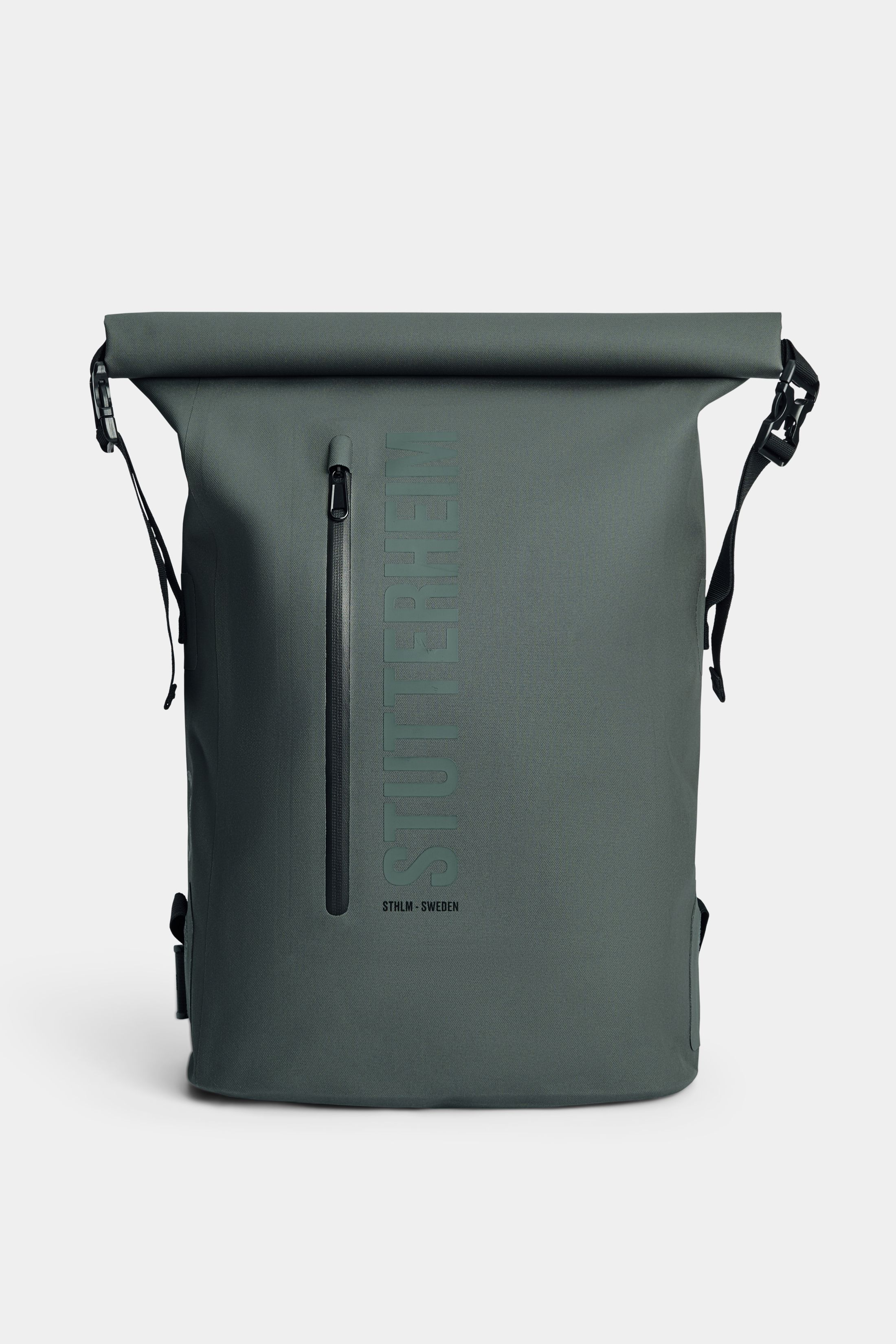 stutterheim rain rolltop 25l backpack green accessories bags backpacks