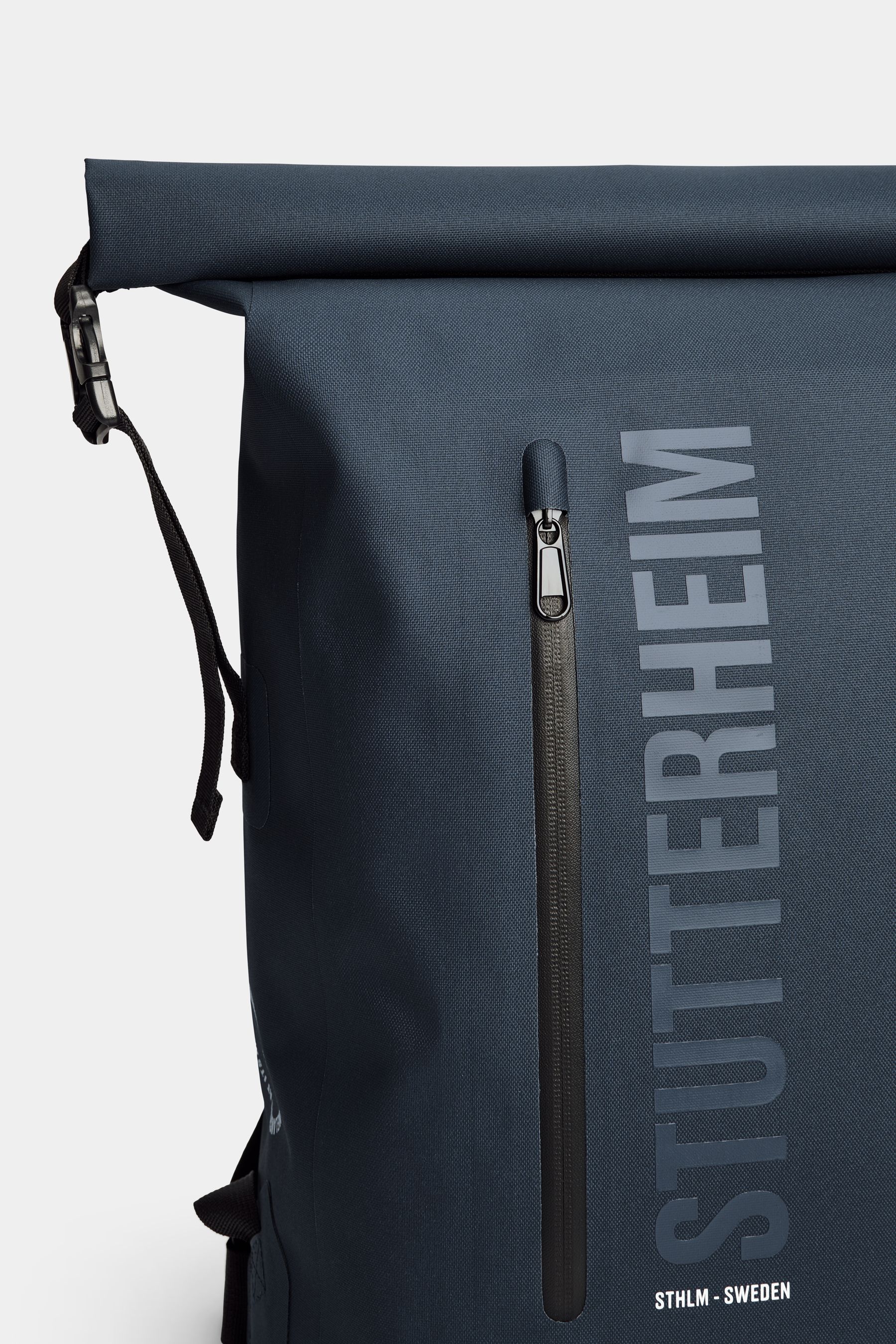 stutterheim rain rolltop 25l backpack navy accessories bags backpacks