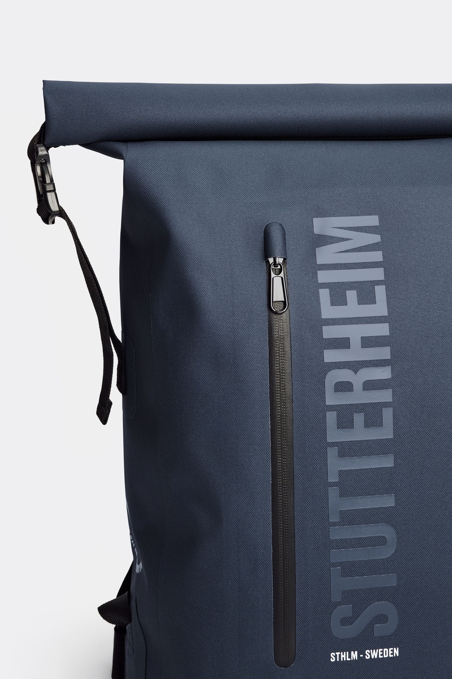 stutterheim rain rolltop 25l backpack navy accessories bags backpacks