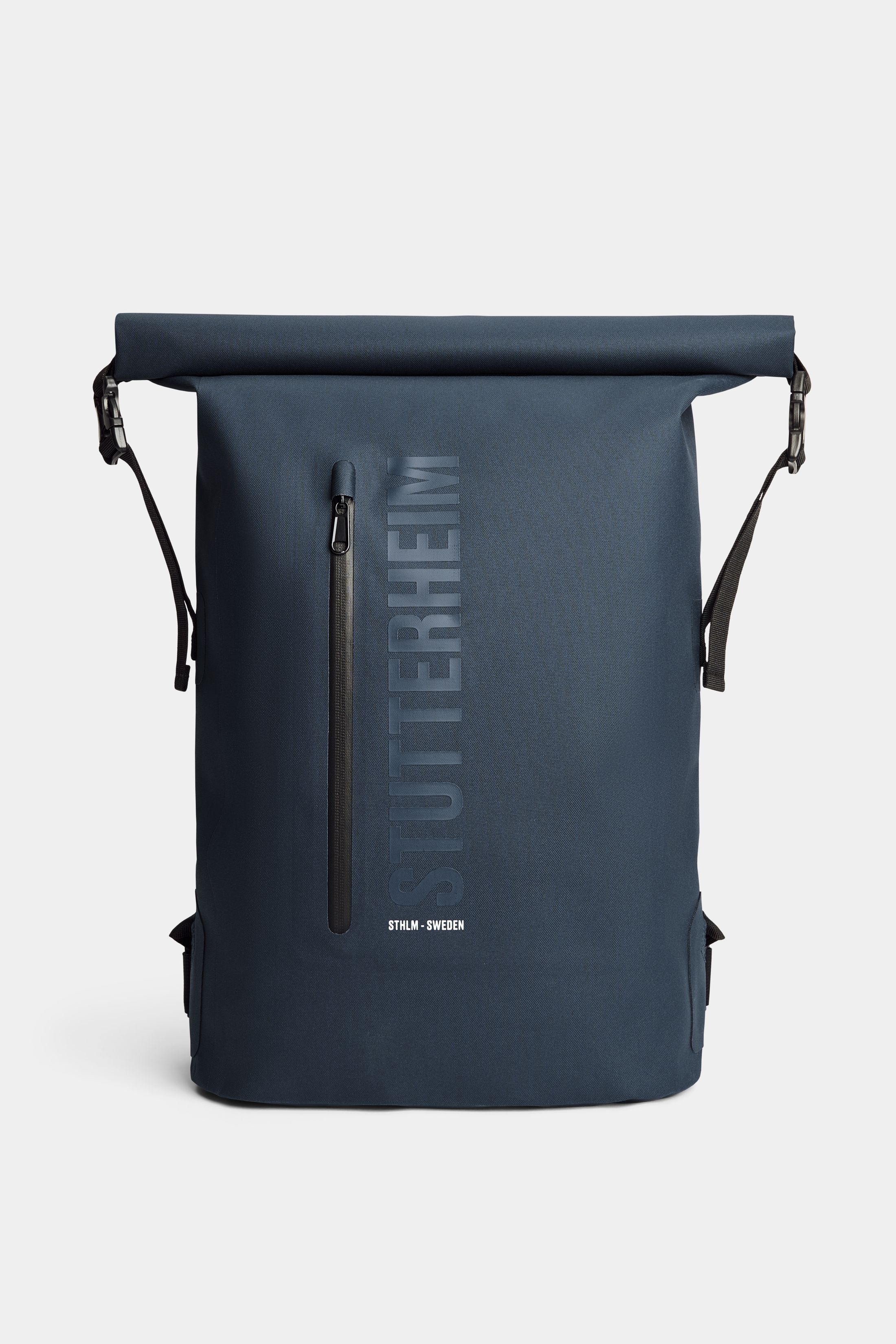 stutterheim rain rolltop 25l backpack navy accessories bags backpacks