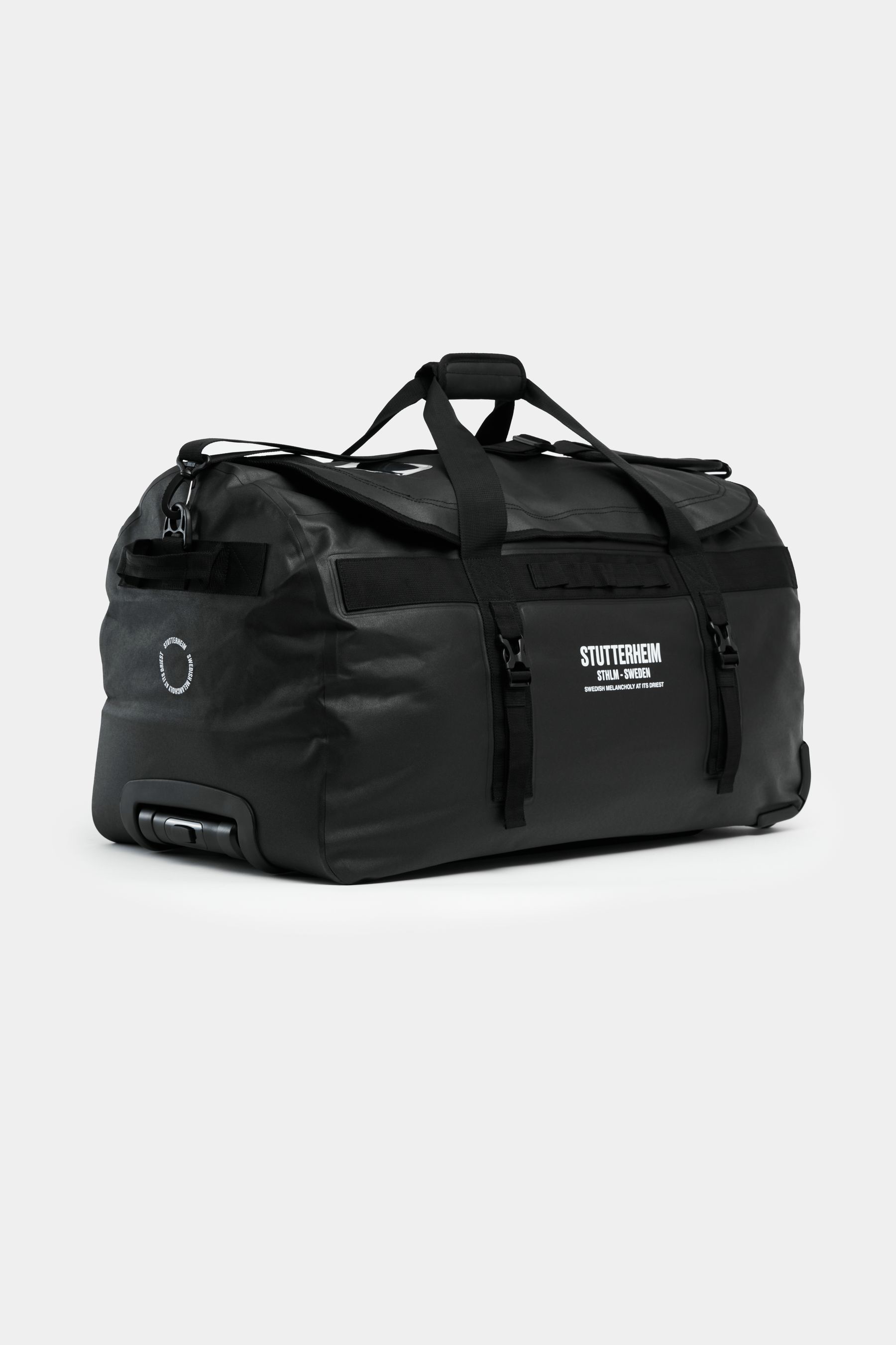 stutterheim rain trolley 115l black accessories bags travel-bags