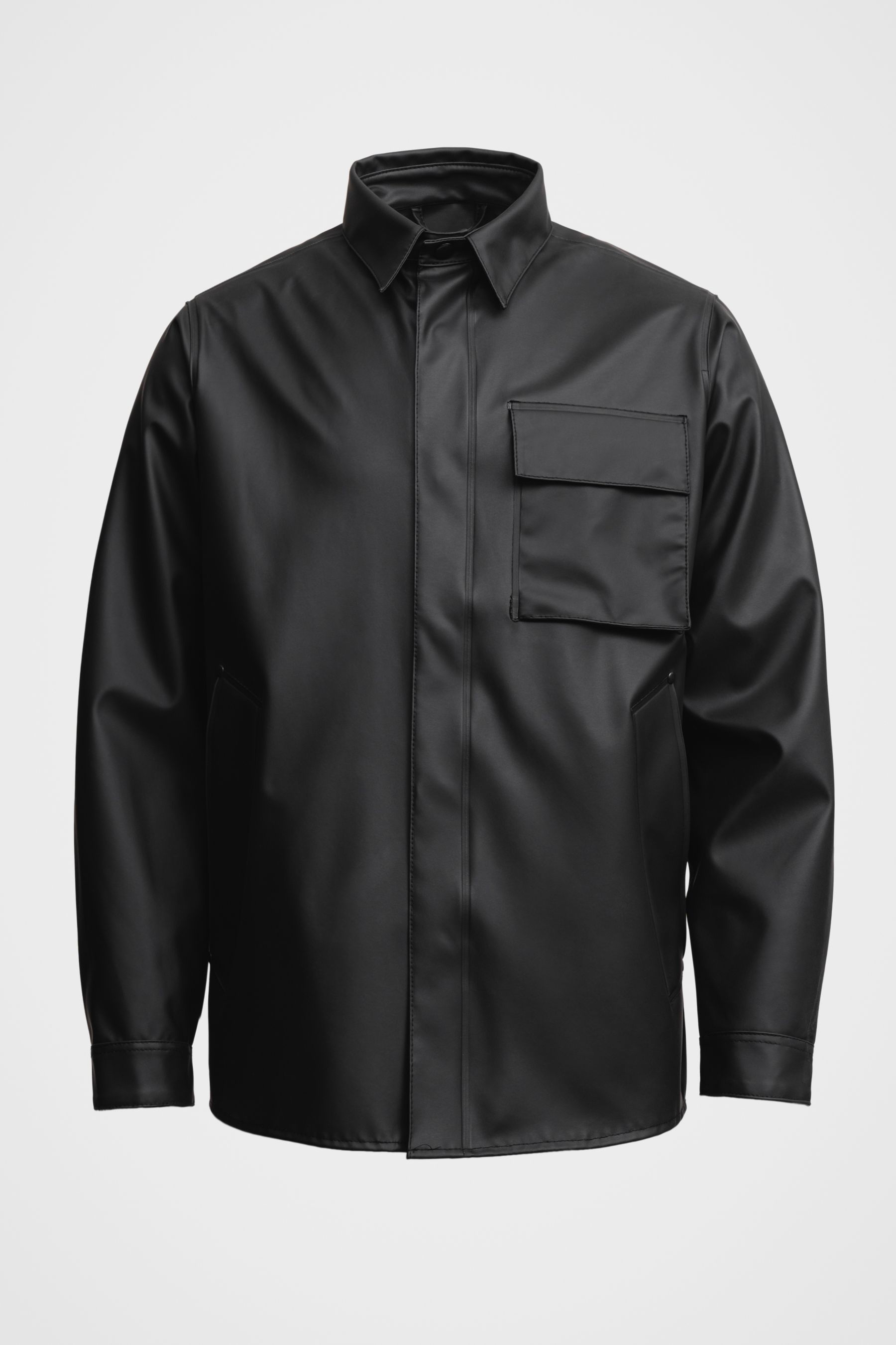 stutterheim ringen overshirt black men jackets overshirts