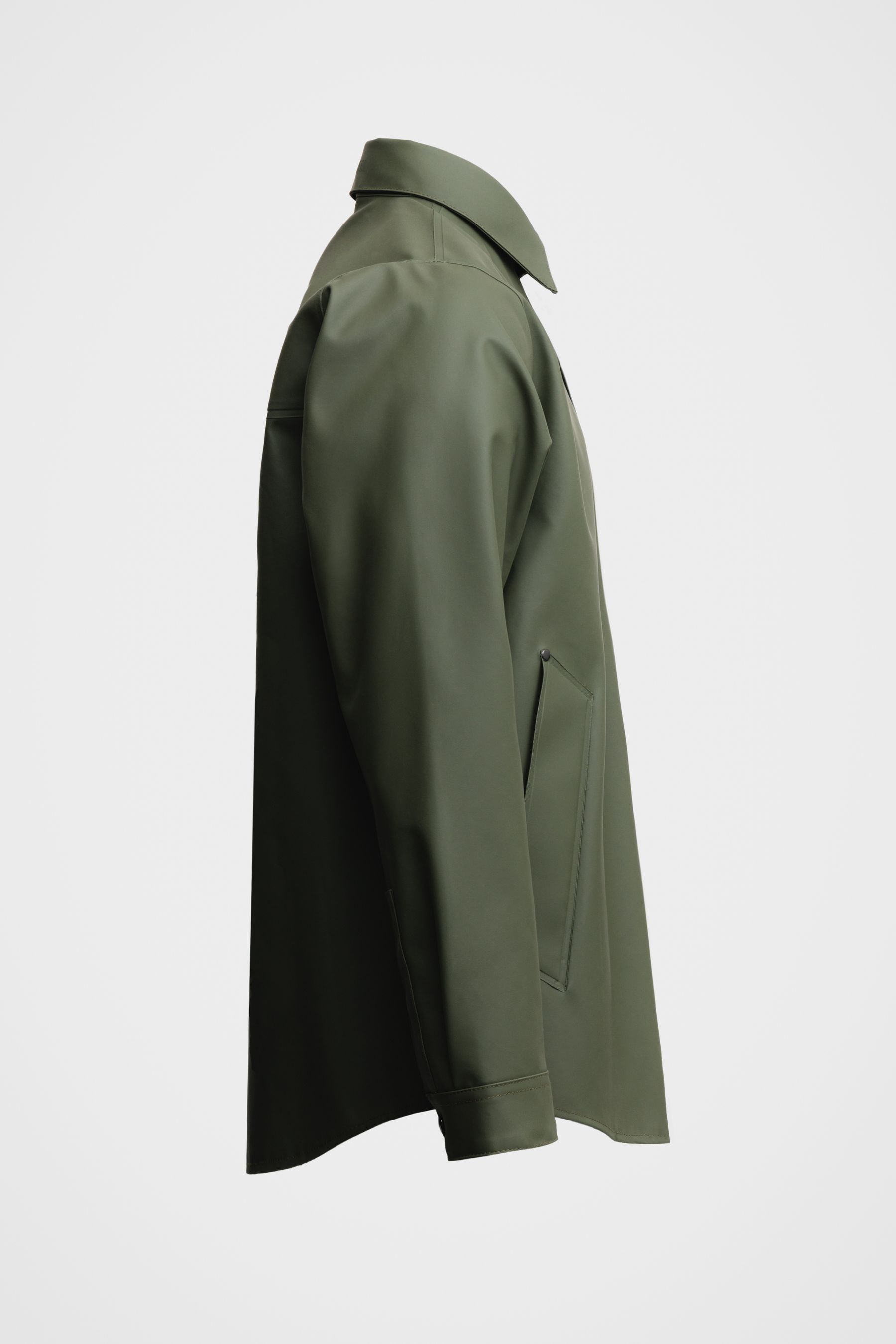 stutterheim ringen overshirt green men jackets overshirts