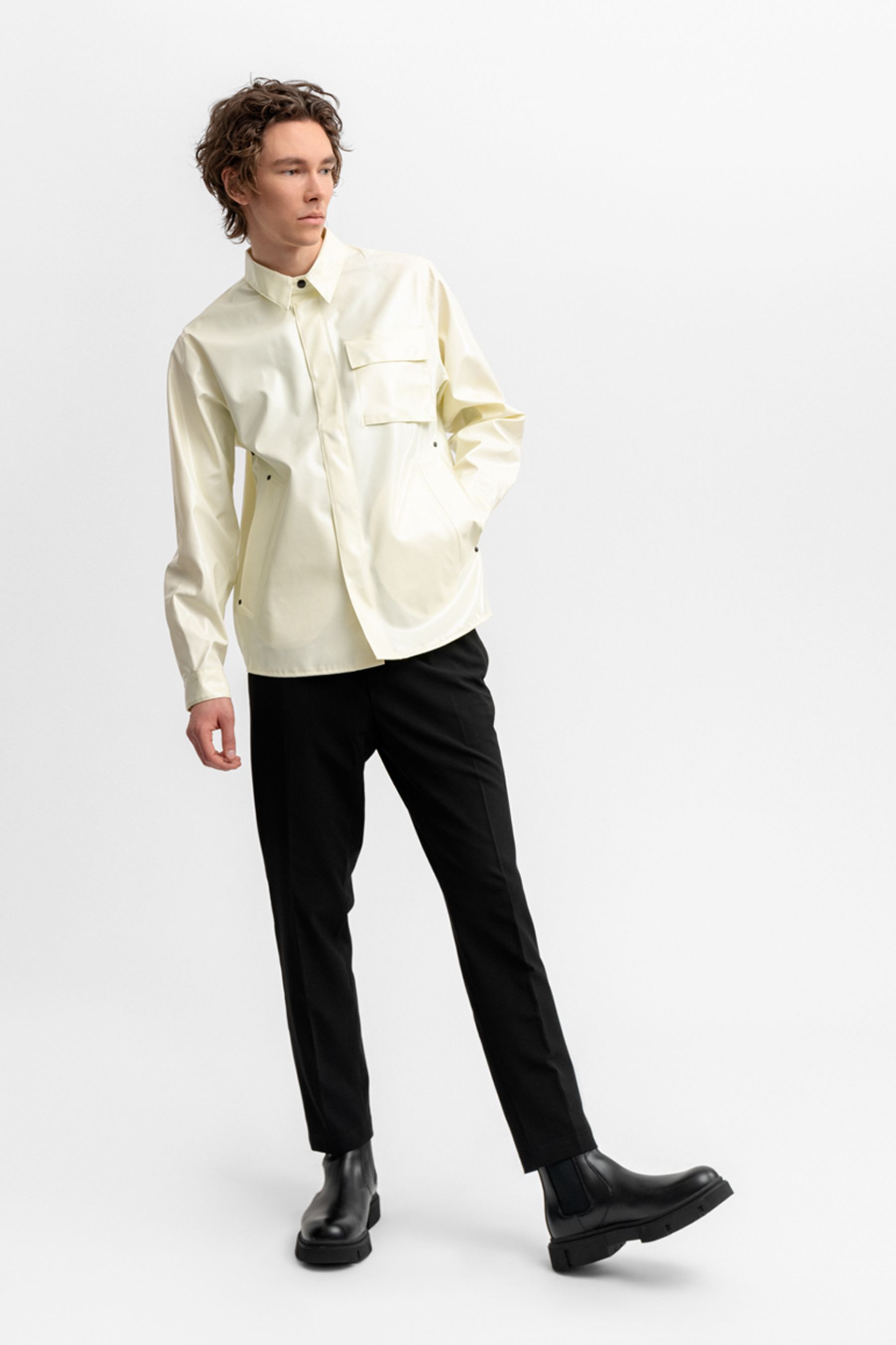 stutterheim ringen opal coconut men jackets overshirts