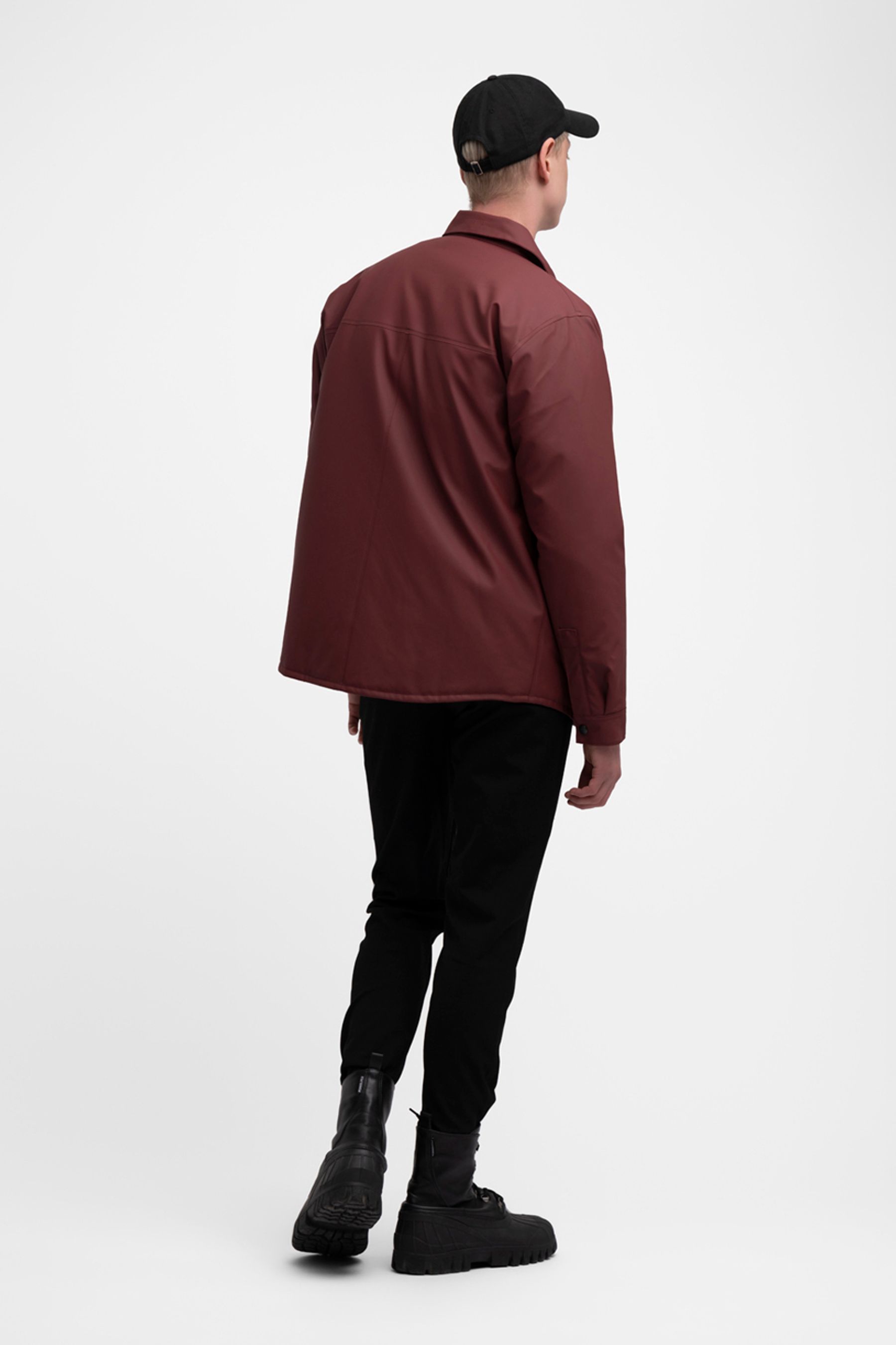 stutterheim ringen winter jacket burgundy men jackets winter-coats