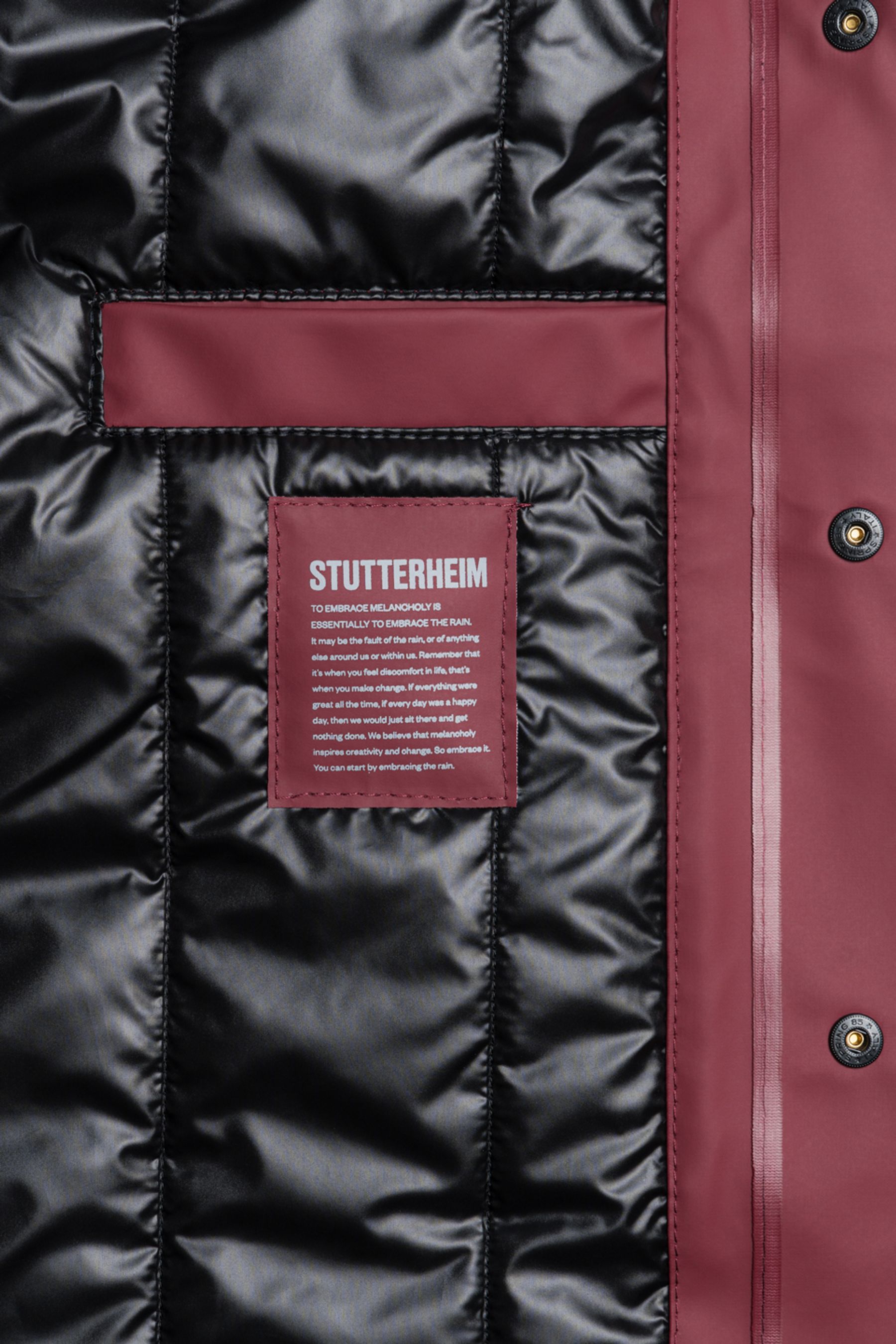 stutterheim ringen winter jacket burgundy men jackets winter-coats