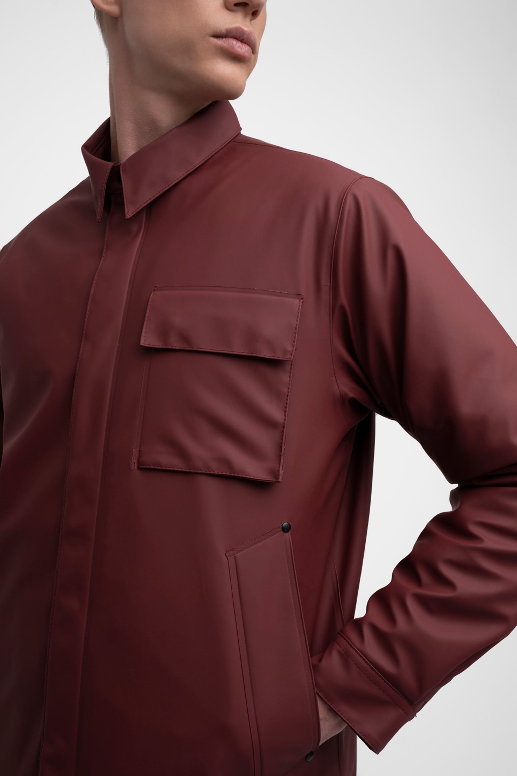 stutterheim ringen winter jacket burgundy men jackets winter-coats