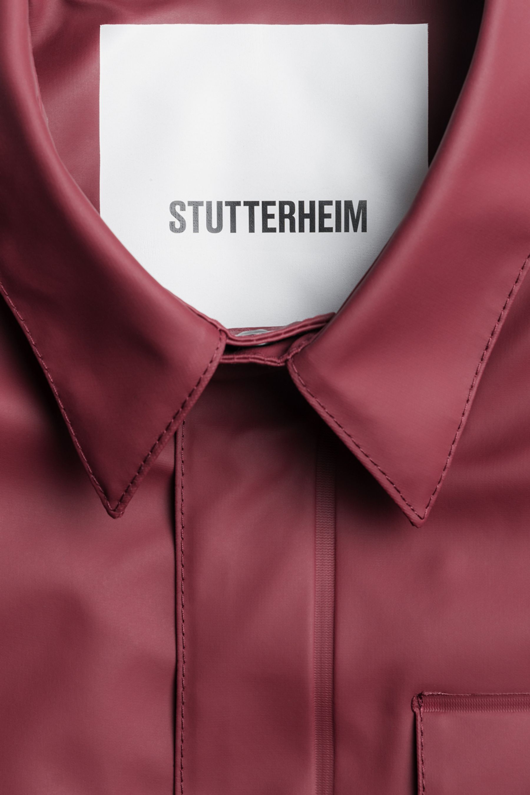 stutterheim ringen winter jacket burgundy men jackets winter-coats