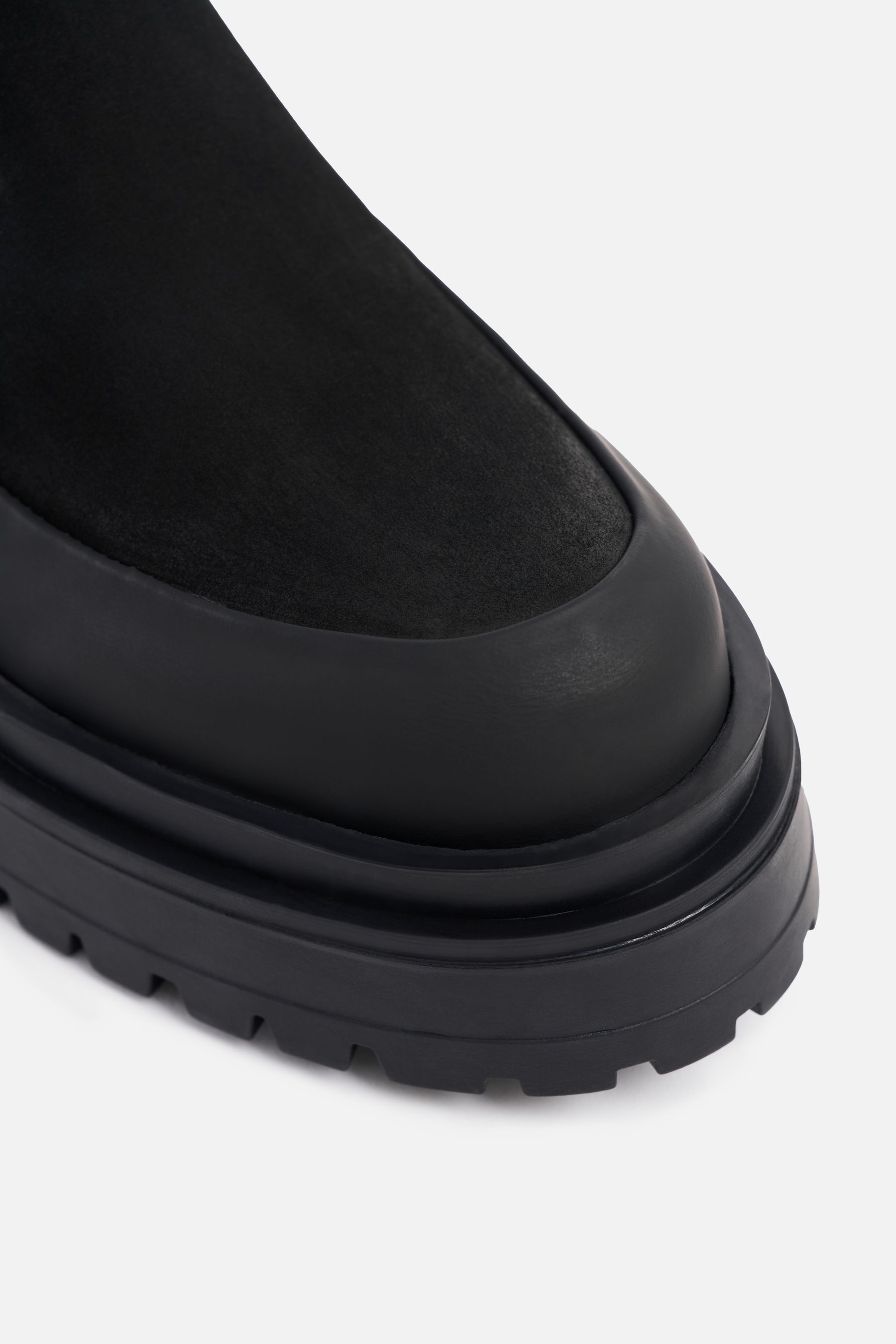 stutterheim road walker nubuck black footwear lace-up-boots