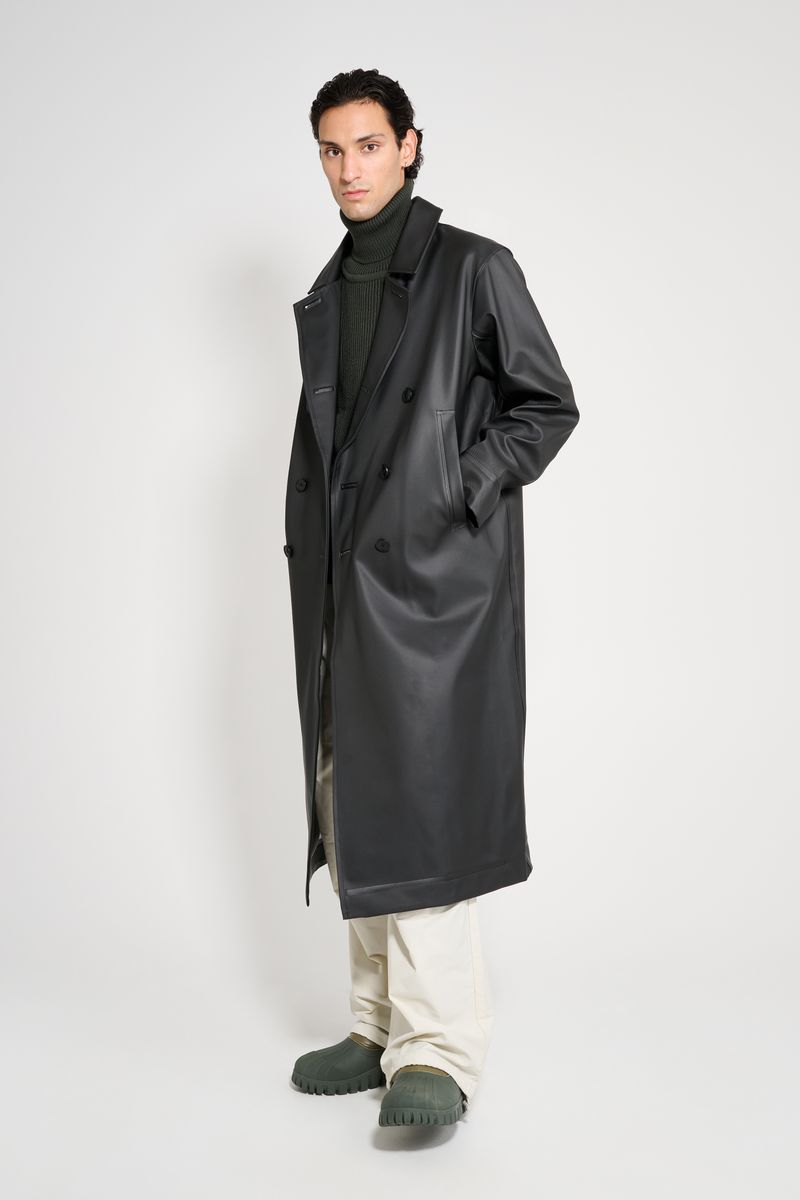 Stutterheim Rosenbad Long Double Breasted Overcoat