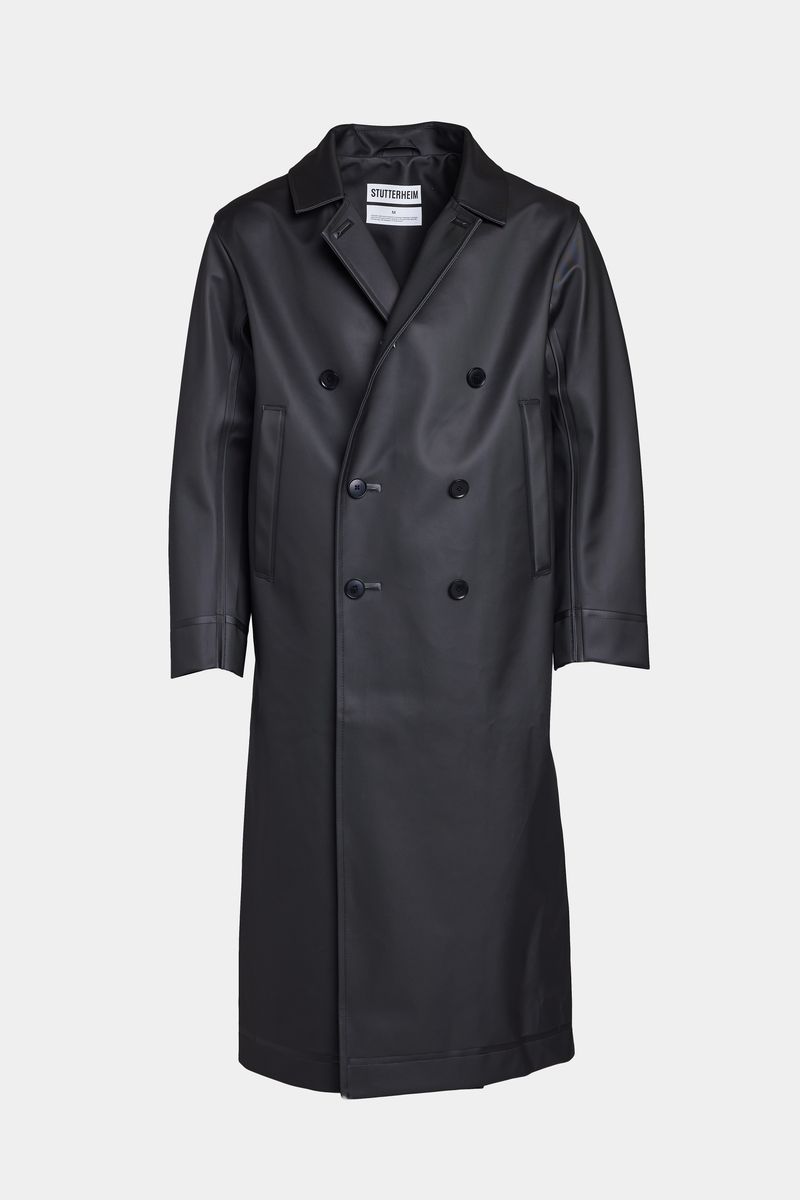 Stutterheim Rosenbad Long Double Breasted Overcoat
