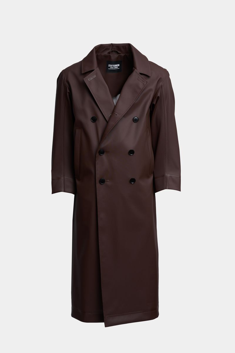 Stutterheim Rosenbad Long Double Breasted Overcoat