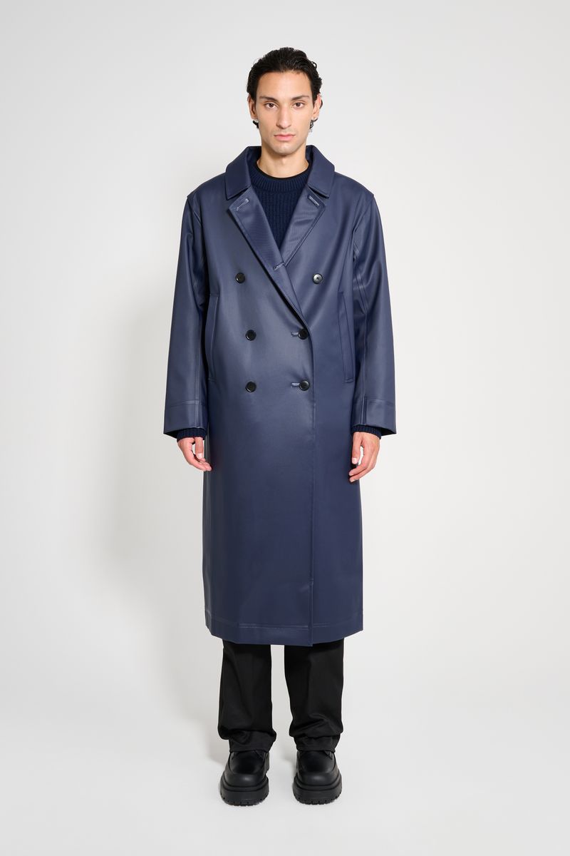 Stutterheim Rosenbad Long Double Breasted Overcoat