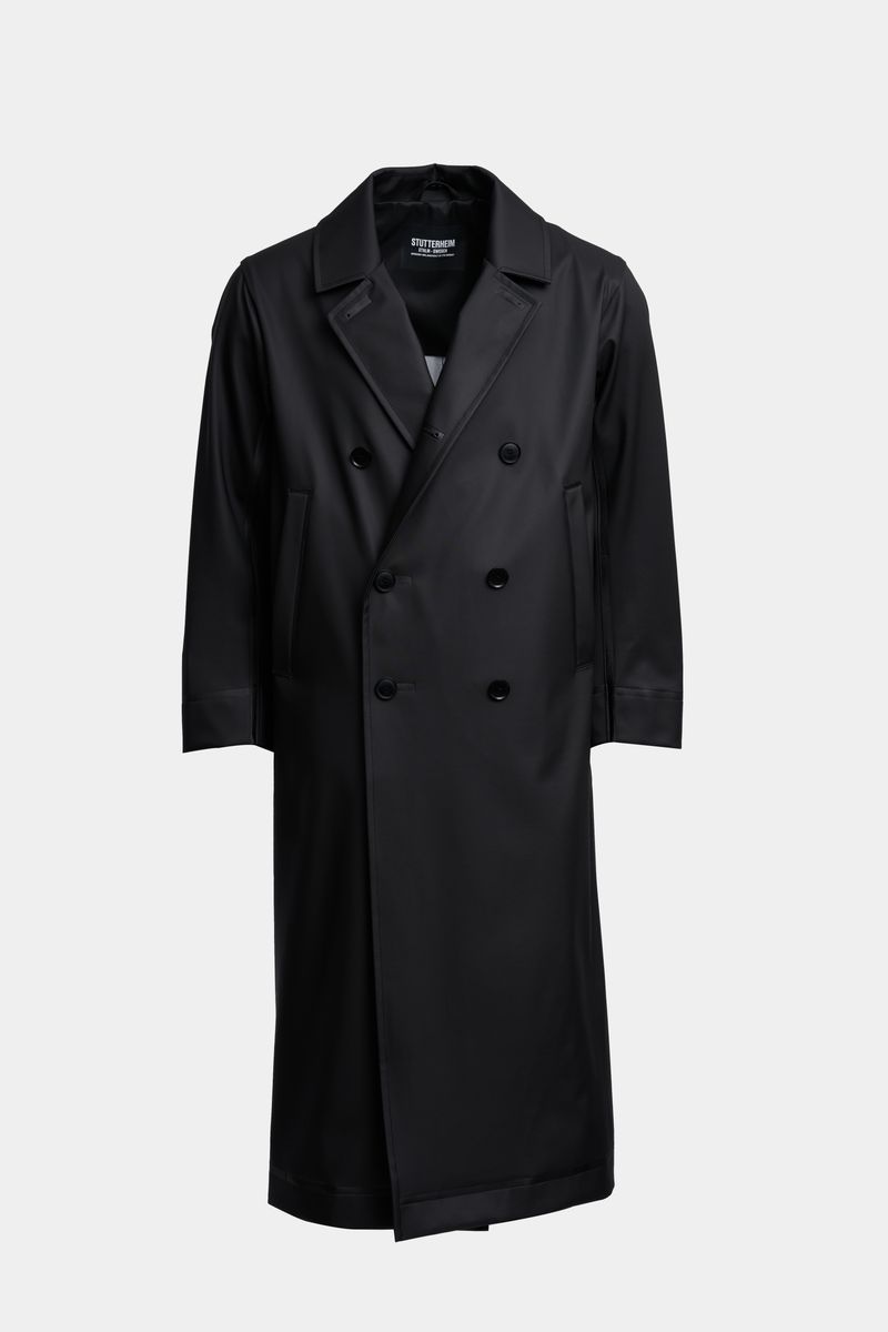 Stutterheim Rosenbad Long Double Breasted Overcoat