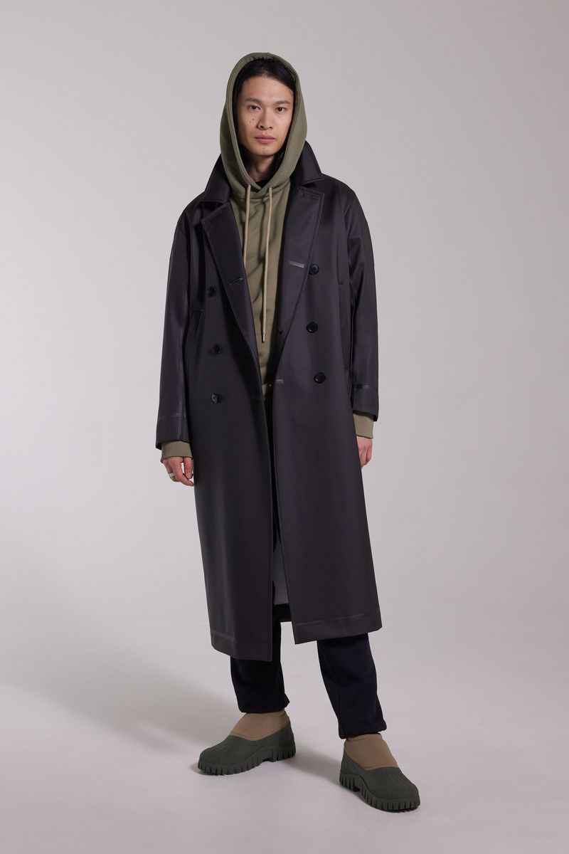 Stutterheim Rosenbad Long Double Breasted Overcoat