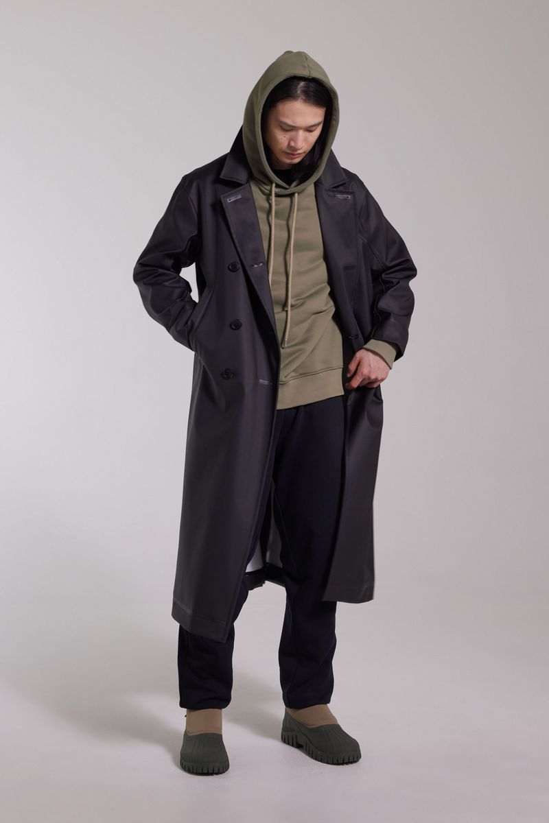 Stutterheim Rosenbad Long Double Breasted Overcoat