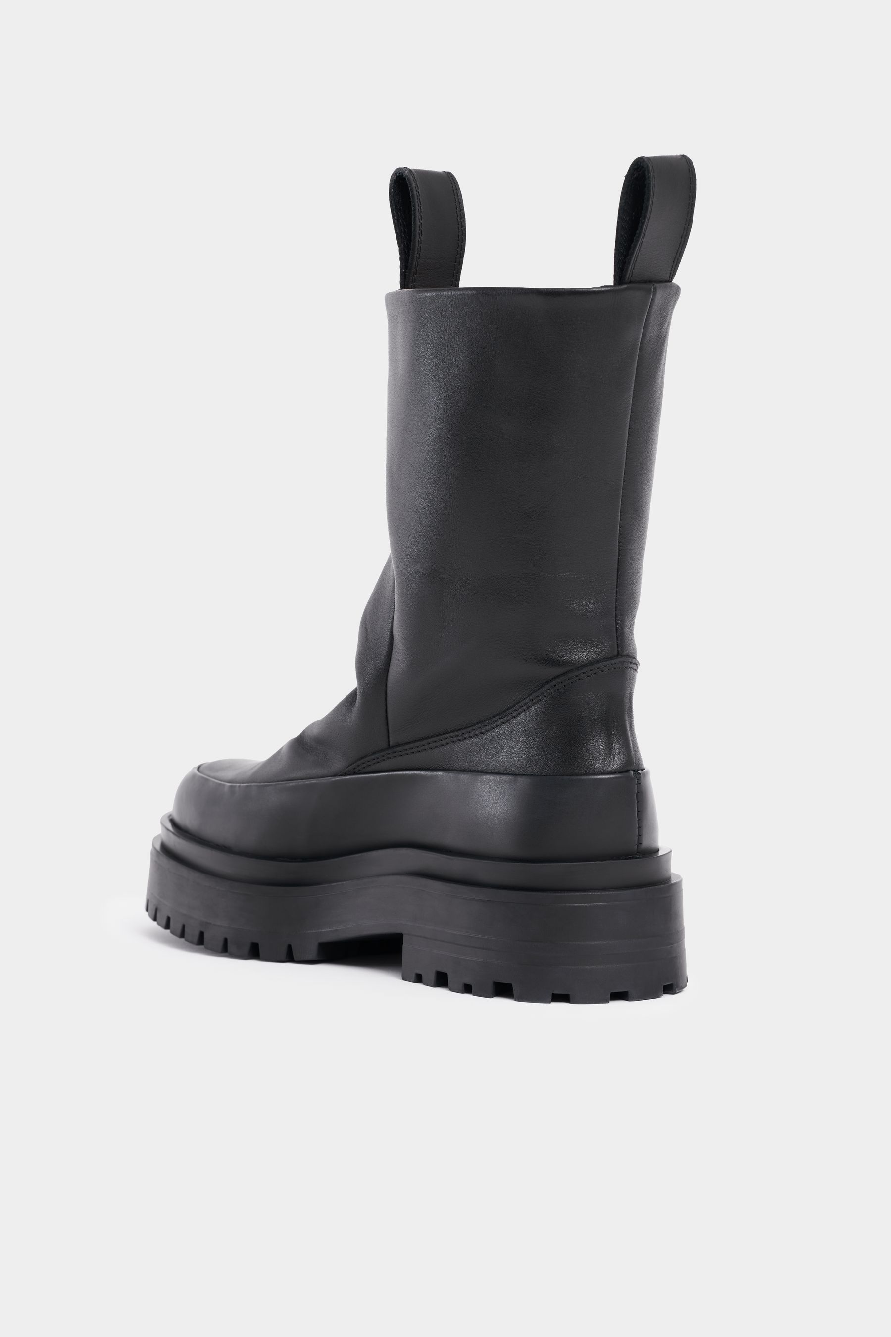 stutterheim rough walker leather black footwear leather-boots