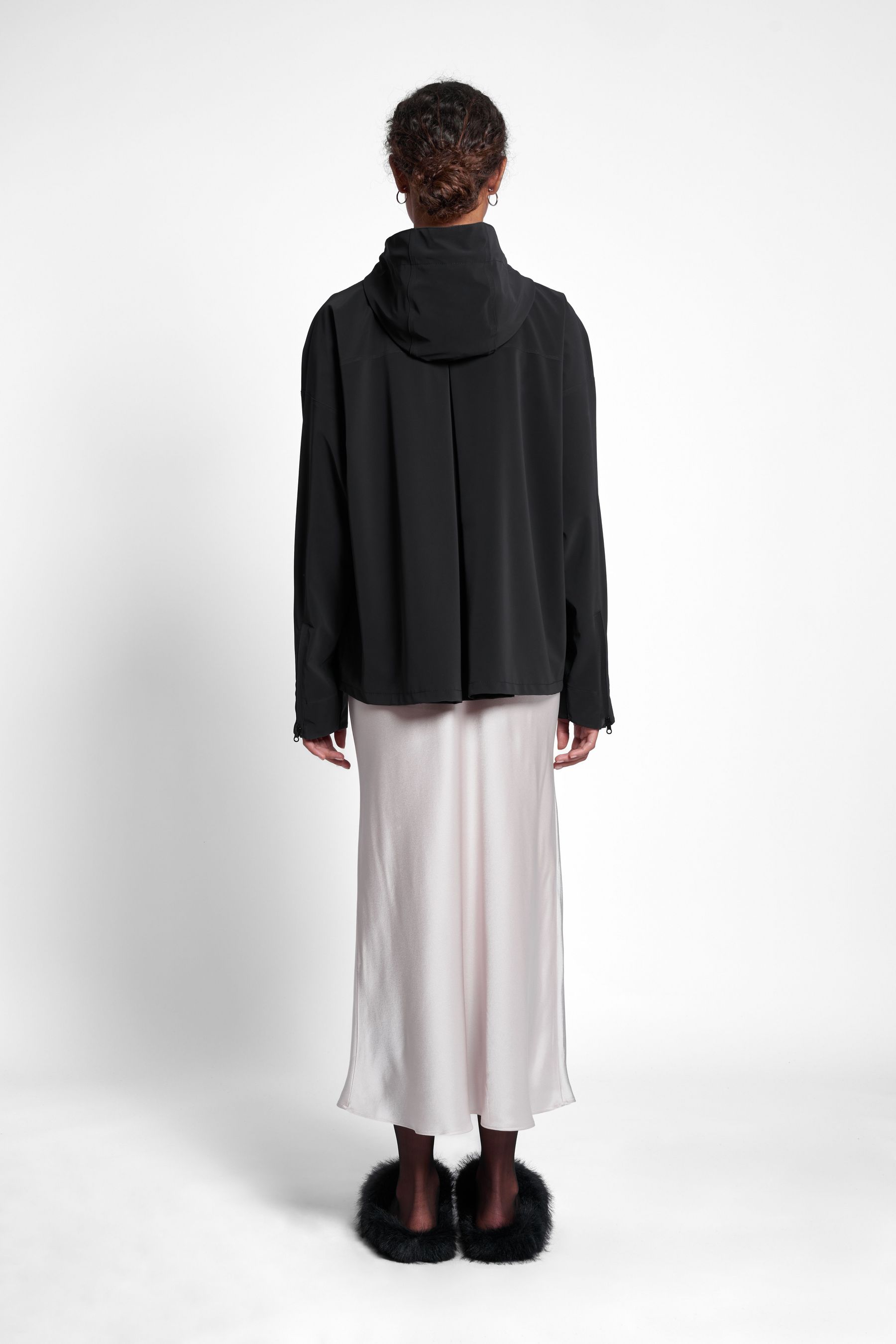 stutterheim sandviken matte zip black women jackets