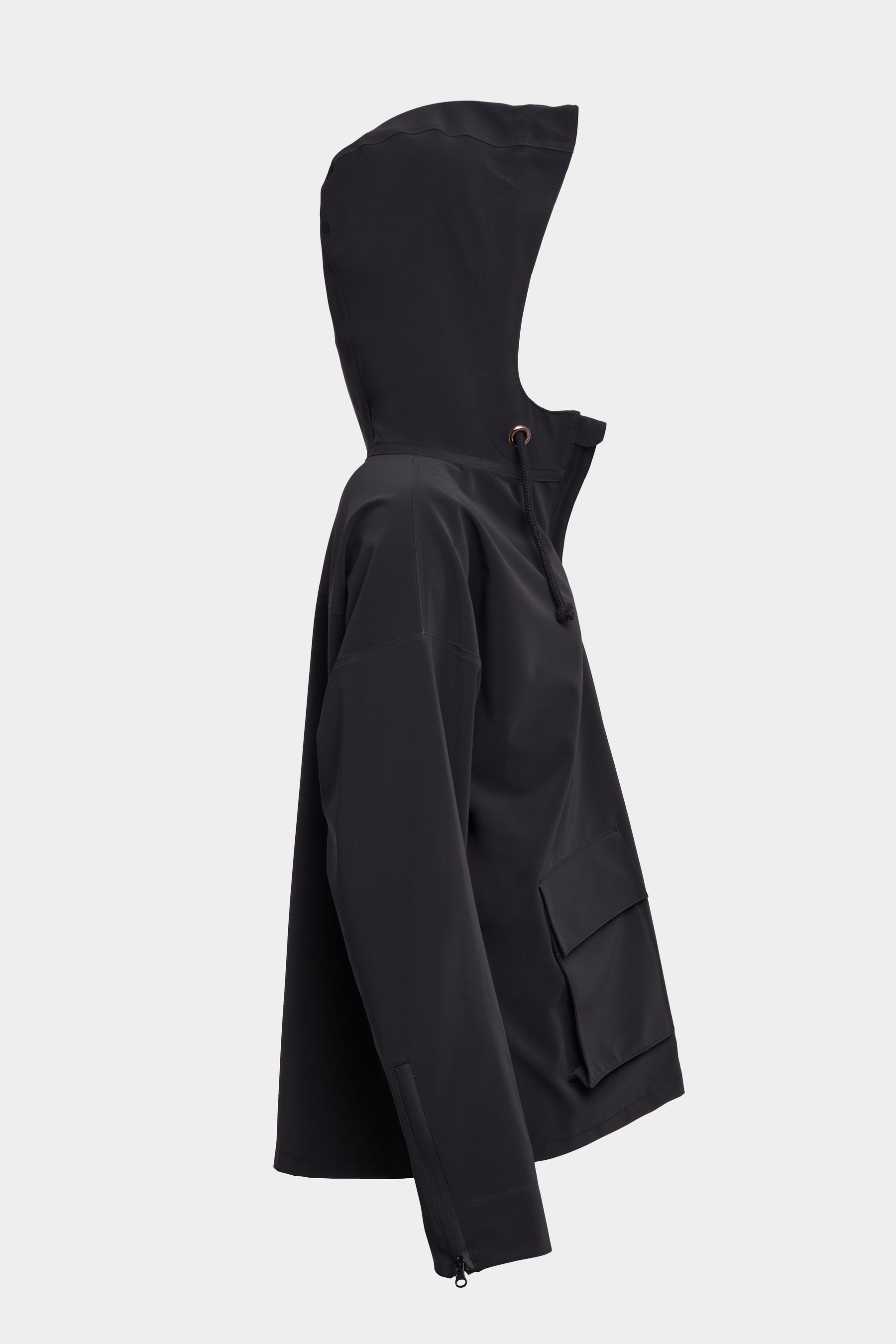 stutterheim sandviken matte zip black women jackets