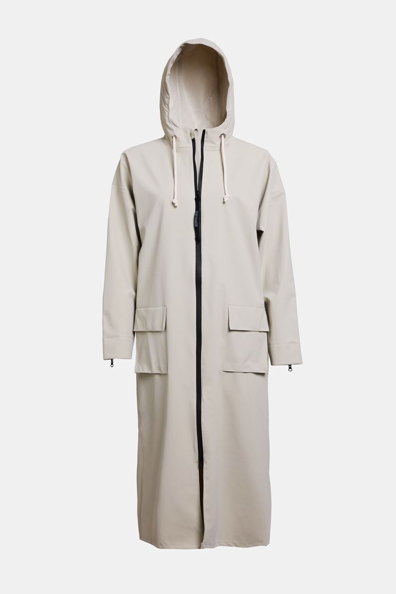 Stutterheim Sandviken Long Zip Matte Raincoat