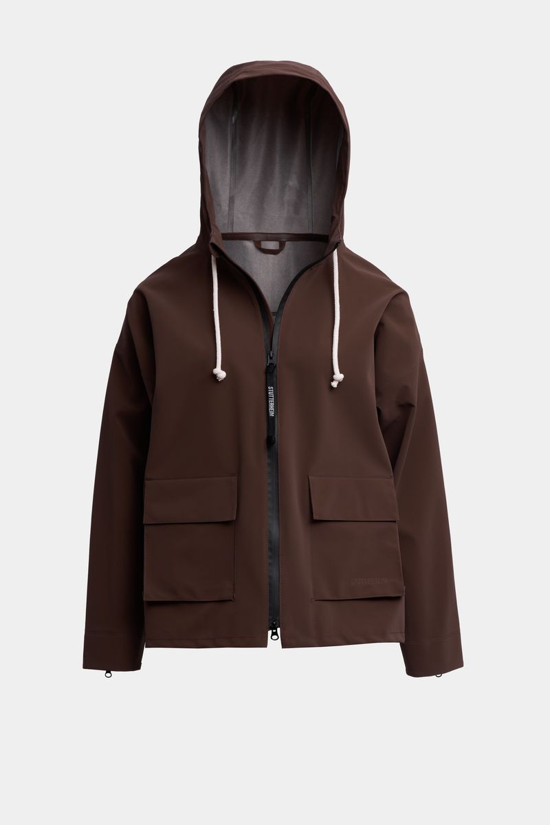 Stutterheim Sandviken Matte Zip Raincoat