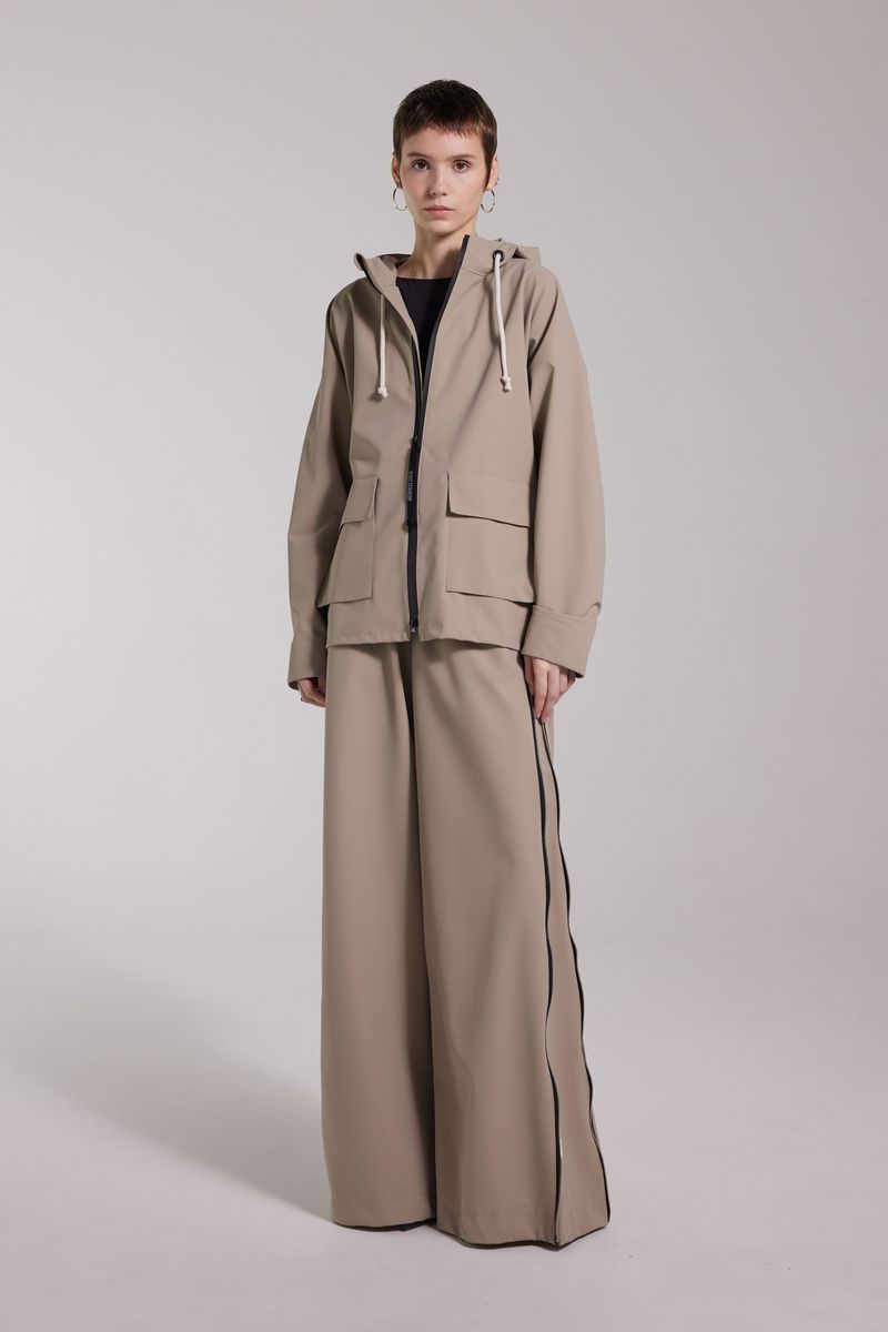Stutterheim Sandviken Matte Zip Raincoat