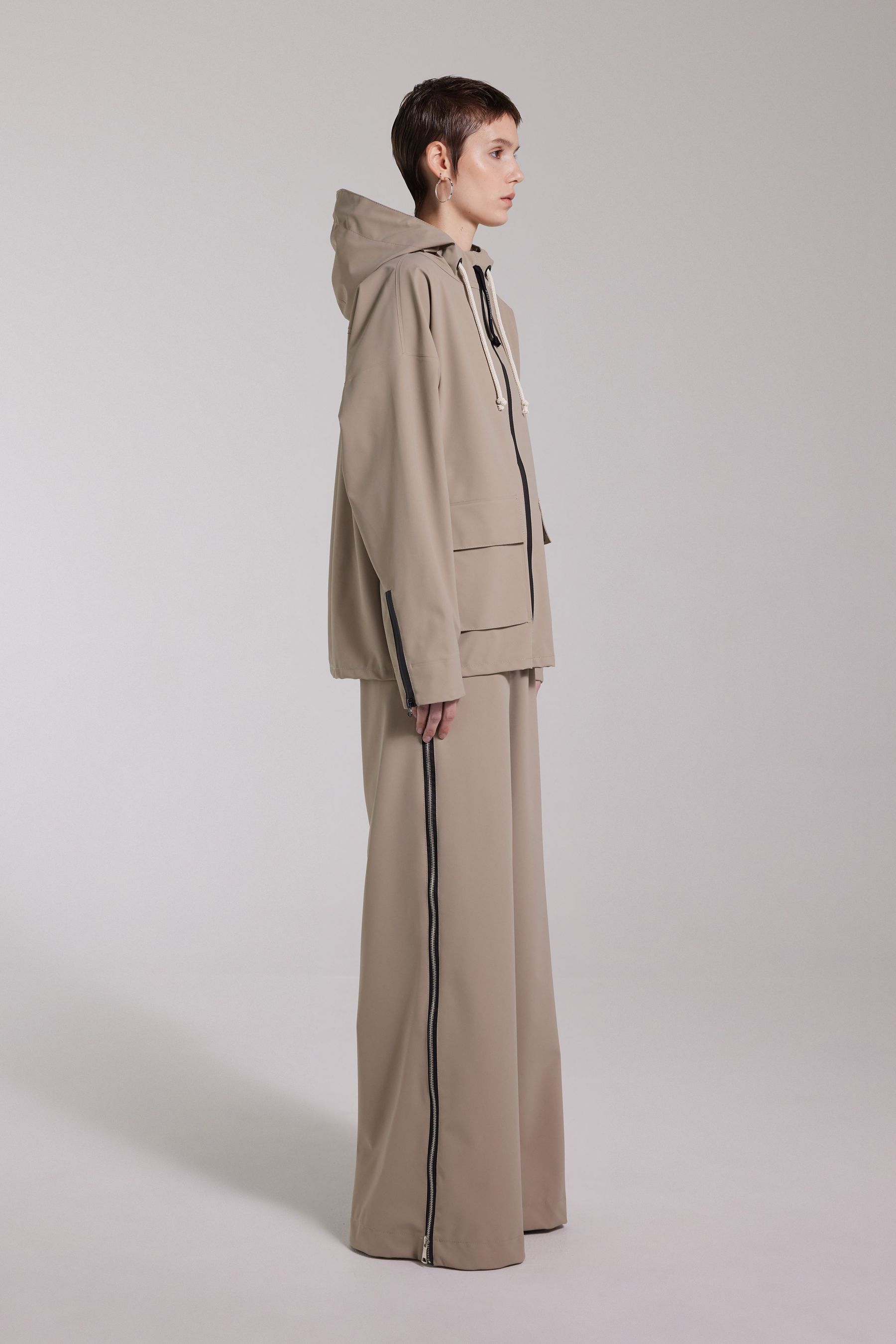 stutterheim sandviken matte zip raincoat potato women jackets raincoats