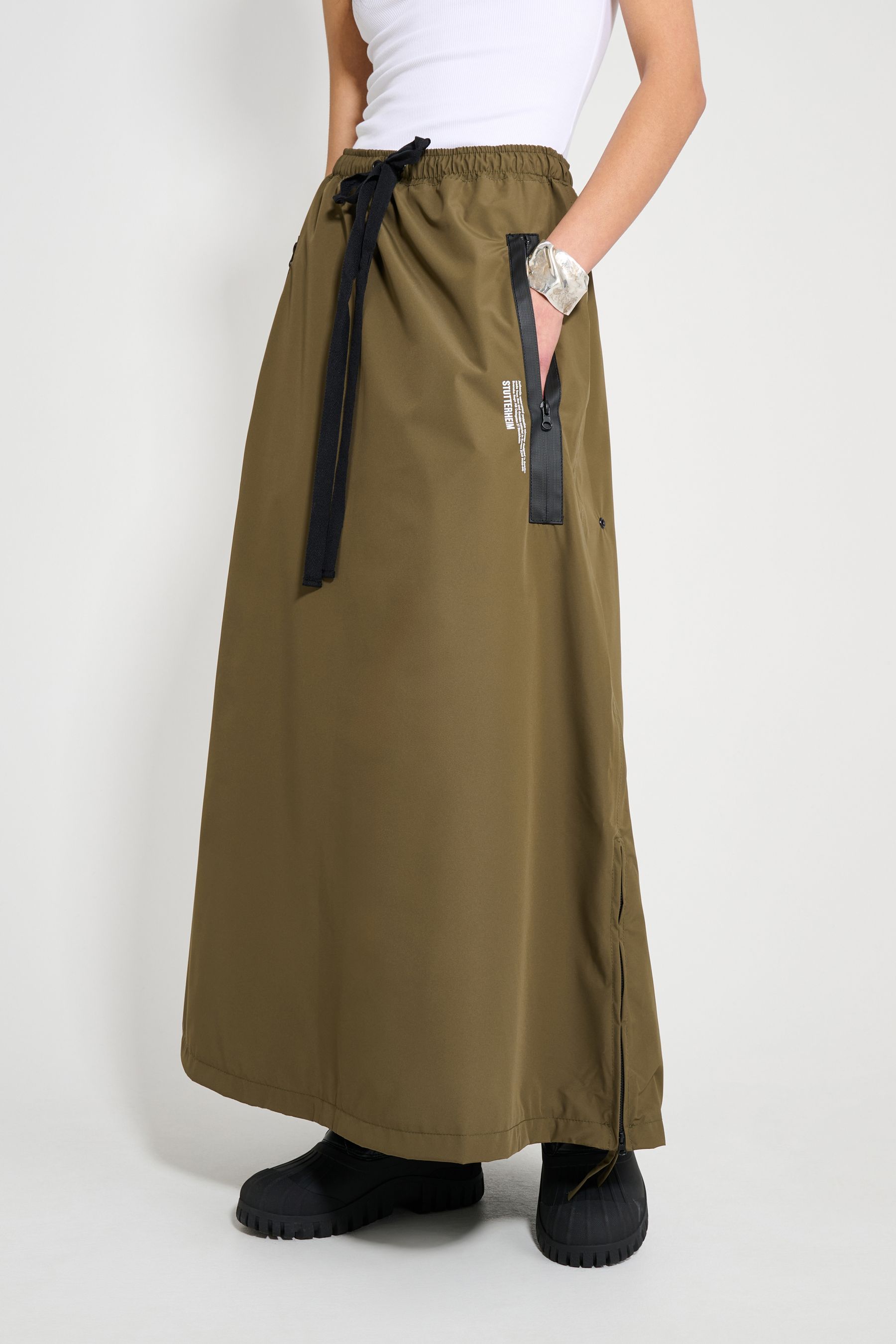 stutterheim sergel skirt green women bottoms skirts